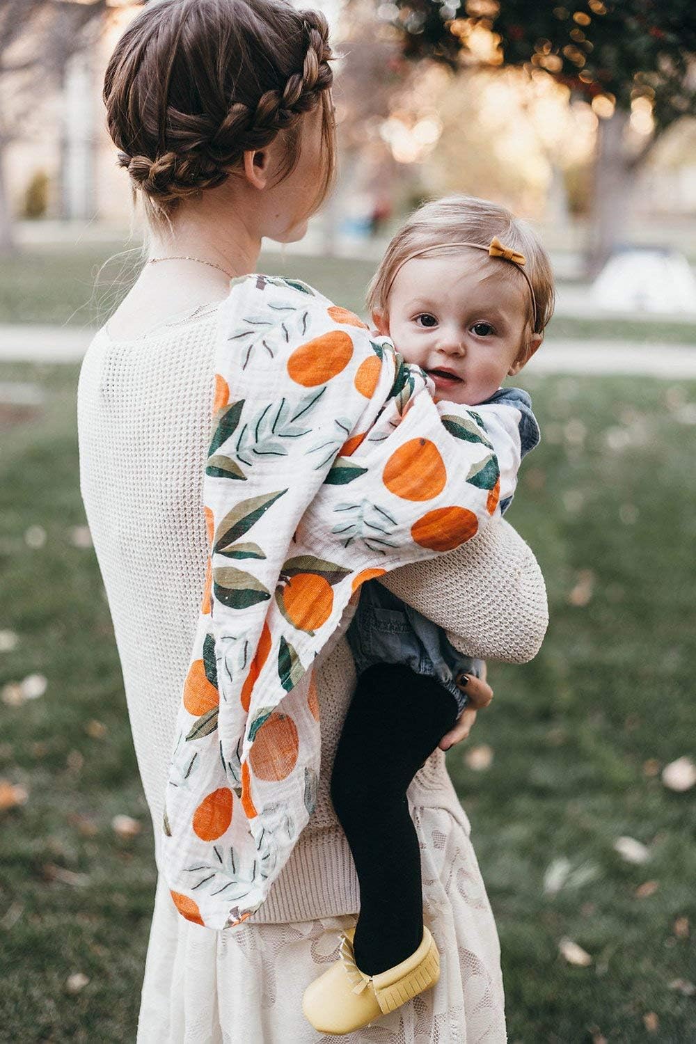 Clementine Kids Muslin Swaddles - Soft Reusable and Cozy