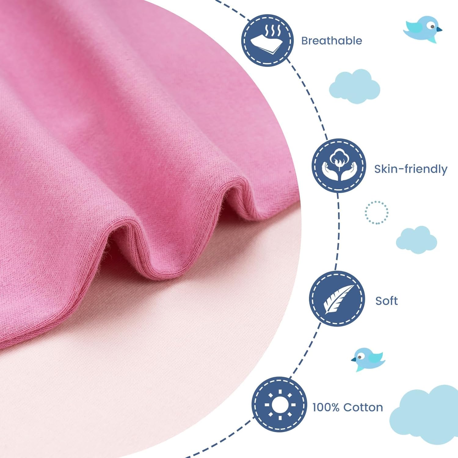 ZIGJOY Shark-Fin Transition Swaddle - 10 Tog 6-12 Months