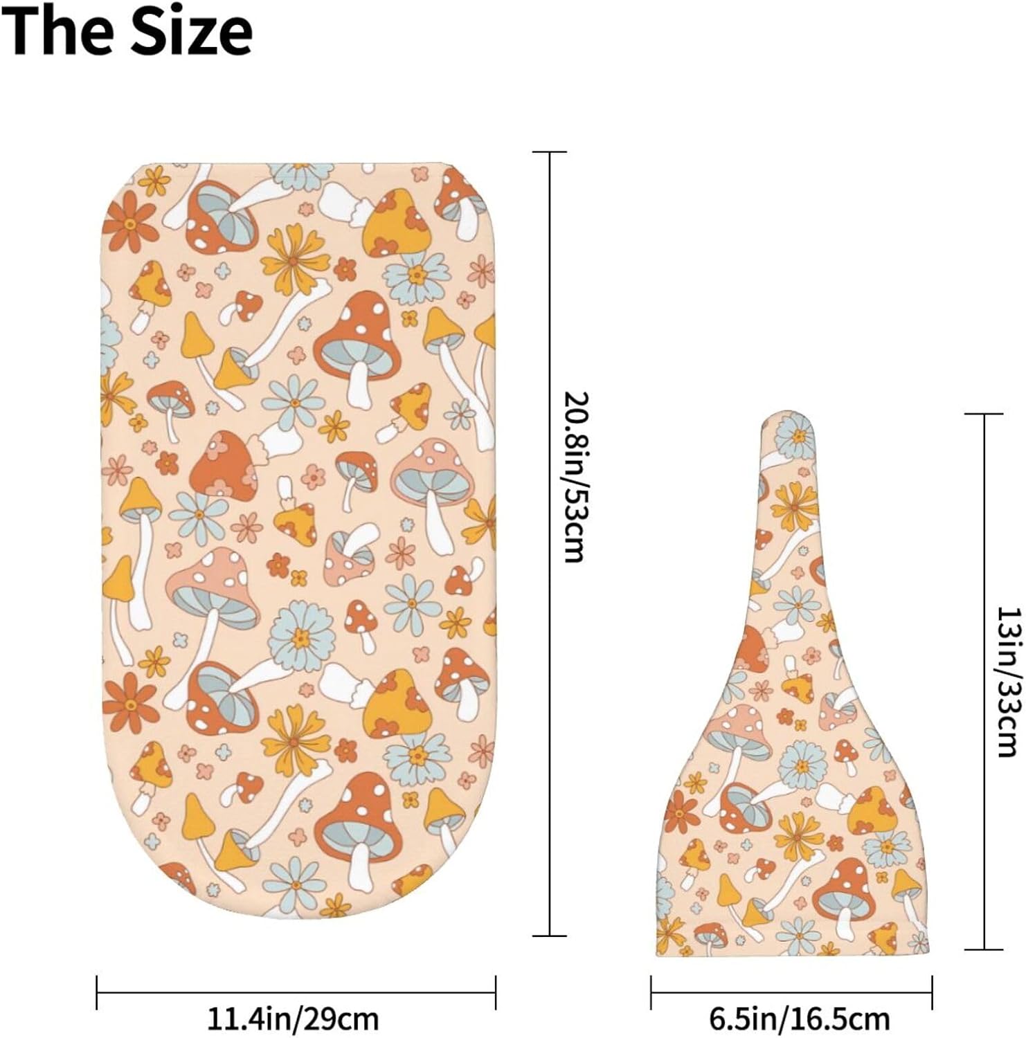 Cute Mushroom Swaddle Blanket Hat Set for Newborns