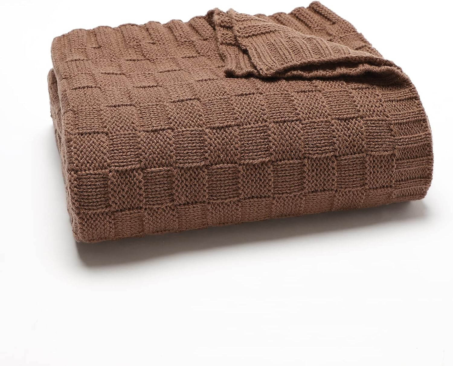 LAWKUL Cable Knit Baby Blanket 40x30 Inches