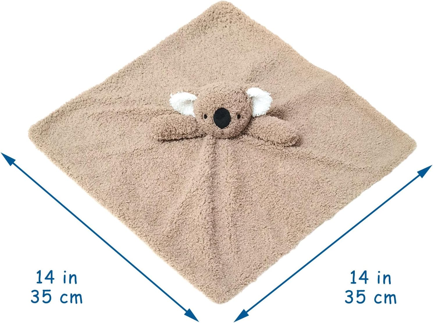 Doindute Baby Brown Koala Security Blanket 14 Inches