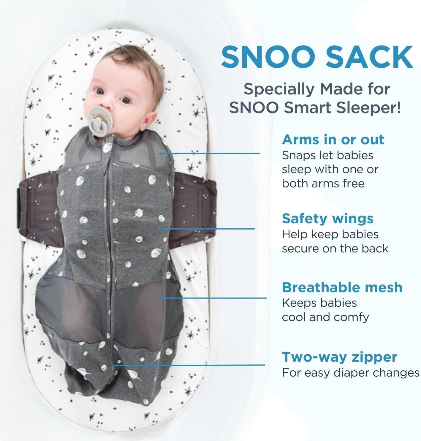 Happiest Baby SNOO Sleep Sack - Organic Cotton X-Large