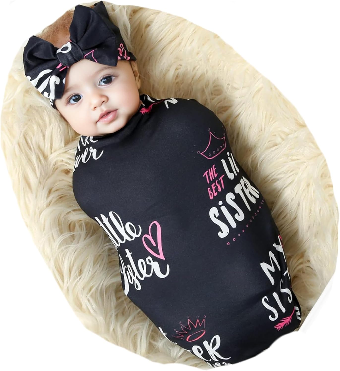 Galabloomer Flower Print Baby Swaddle Blanket Set