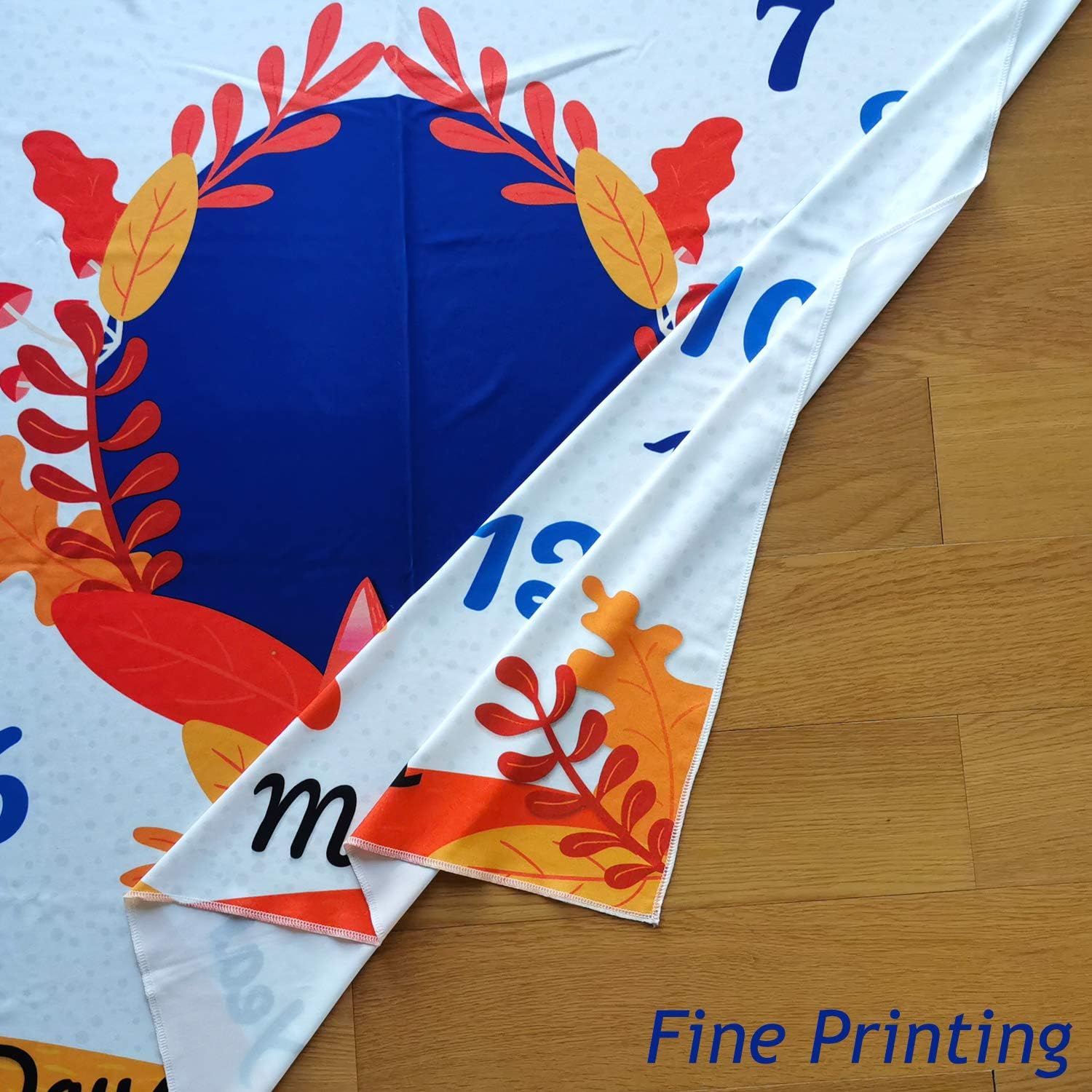 PAMBO Fox Theme Baby Milestone Blanket - Photo Shower Gift