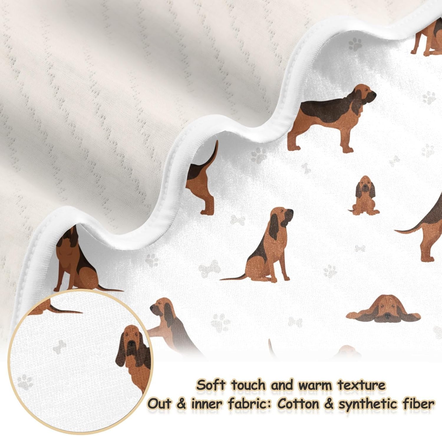 KICPOAY Swaddle Blanket for Dogs 30x40 Inch