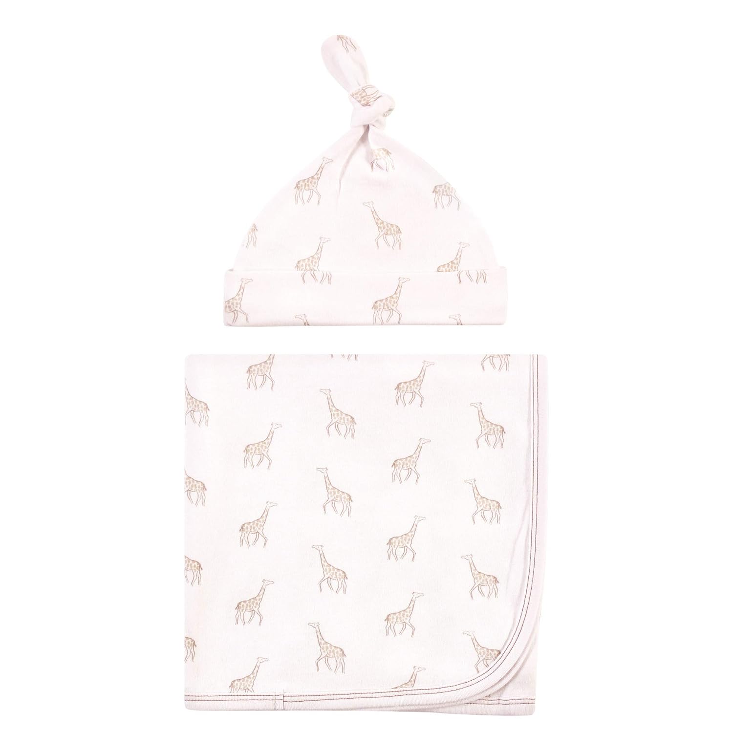 Touched by Nature Unisex Baby Swaddle Blanket and Headband Set