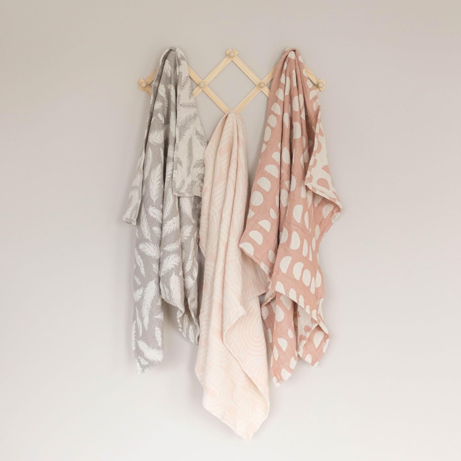 Crane Baby Moon Phase Cotton Blanket 30x40