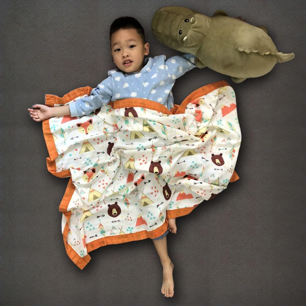 Muslin Swaddle Blanket - Soft Breathable and Versatile