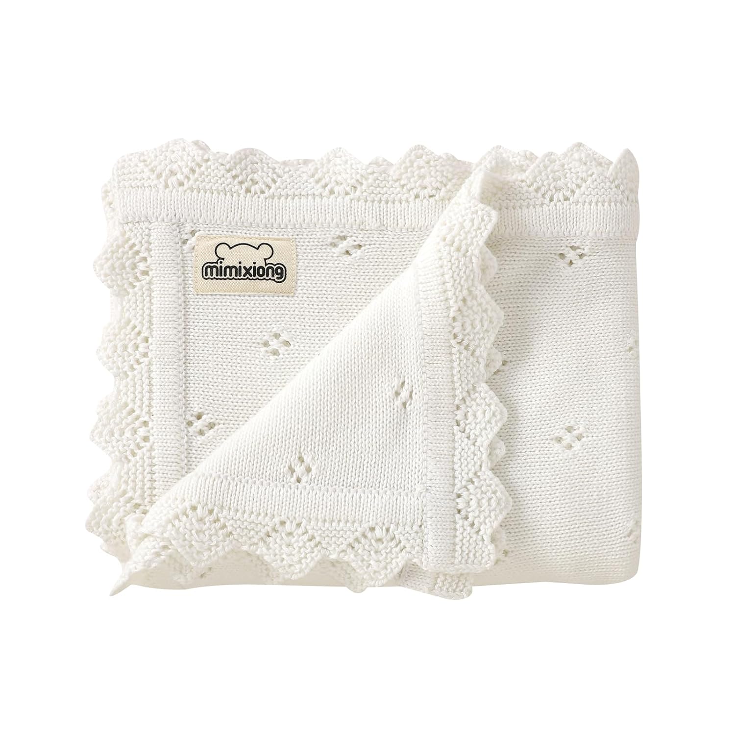 Mimixiong Soft Cotton Swaddling Blanket 30x40 Inch