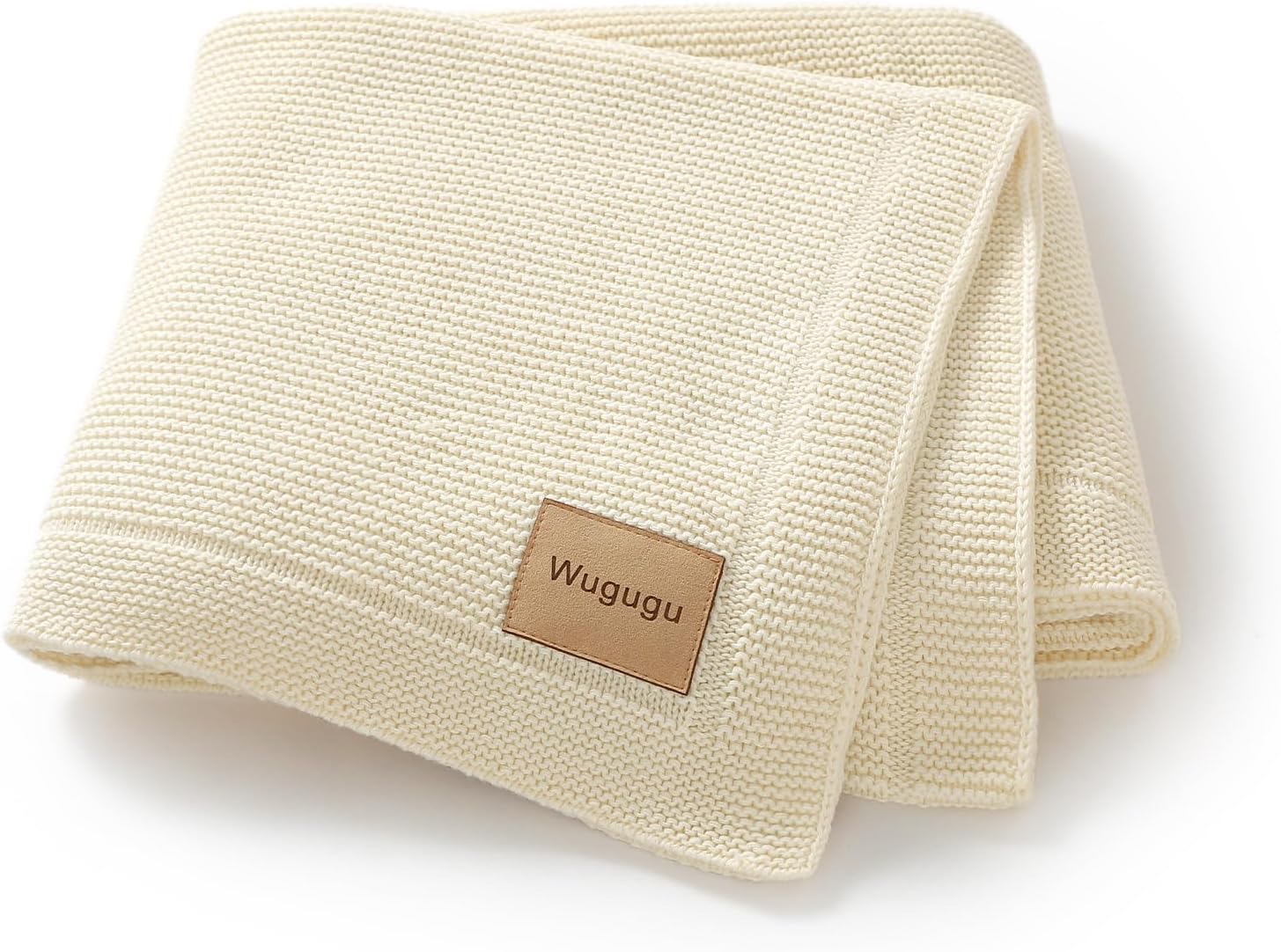 Wugugu 30x40 Inch Baby Blanket Soft Knit