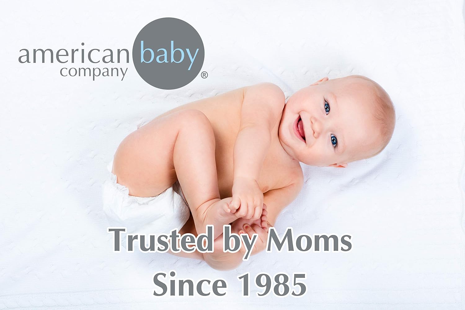 American Baby Company 100 Cotton Thermal Swaddle Blanket 30 x 40