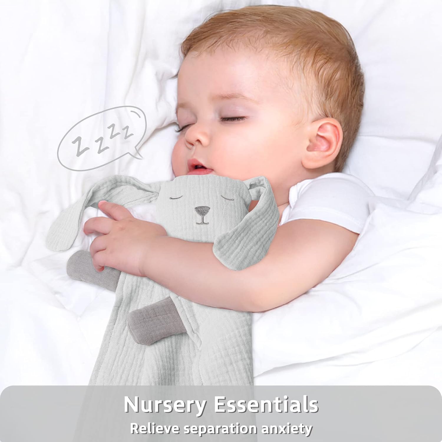 Lulu Moon Lovey for Babies - Snuggle Puppy Security Blanket