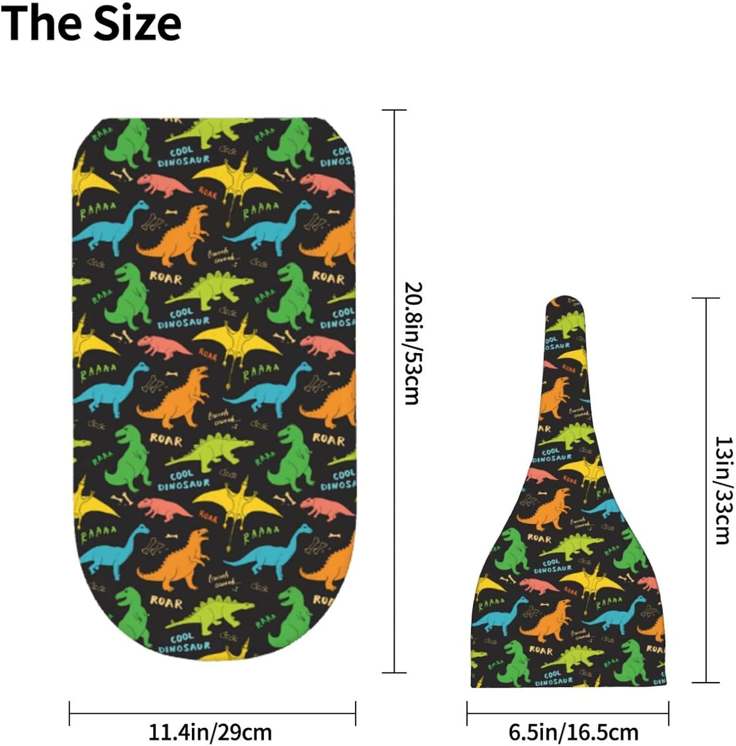 Dinosaur Swaddle Blanket Hat Set for Newborns