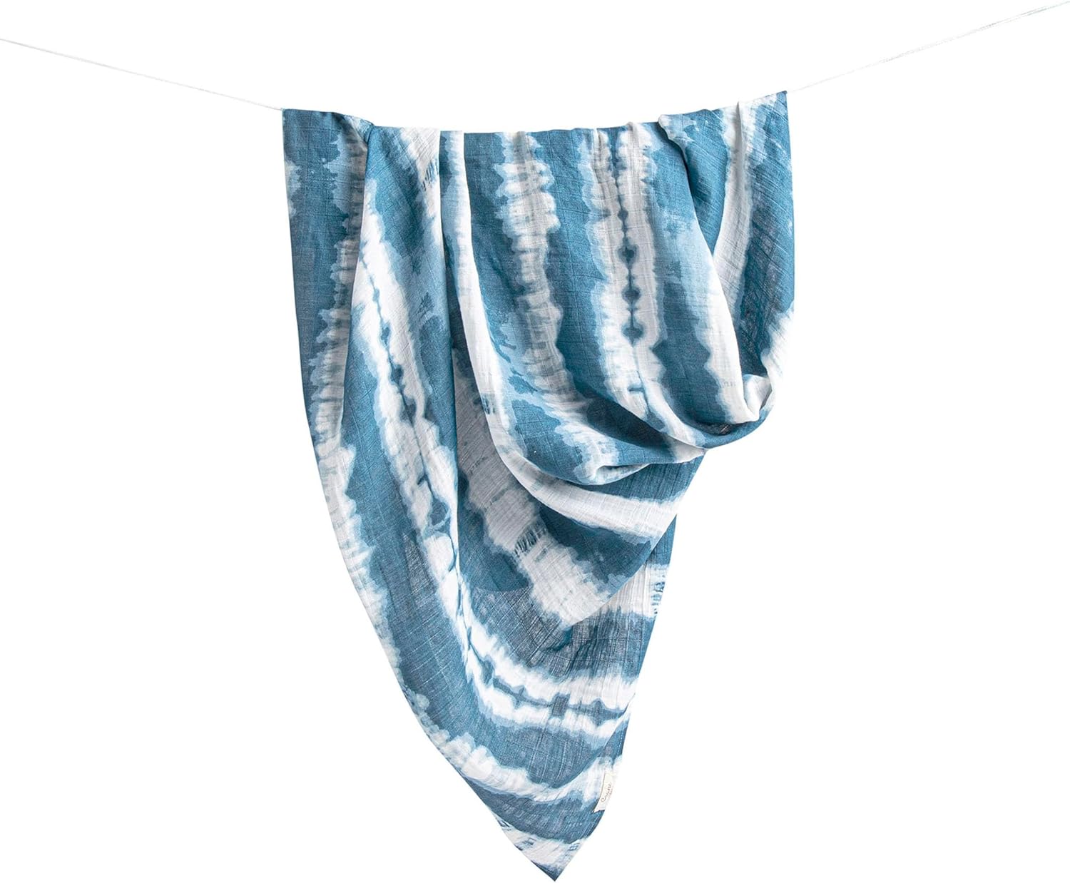 Crane Baby Muslin Swaddle Blanket - Caspian Ocean Set of 2