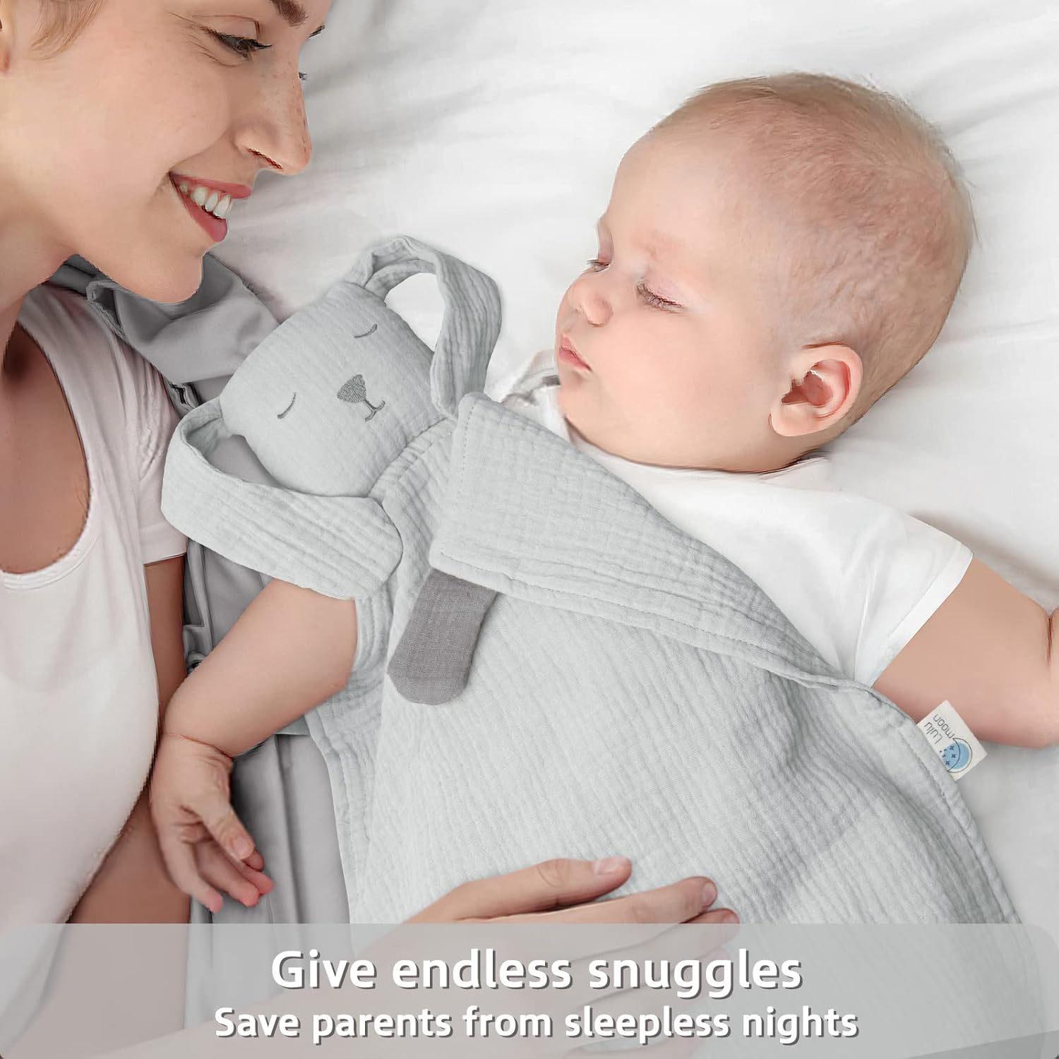 Lulu Moon Lovey for Babies - Snuggle Puppy Security Blanket