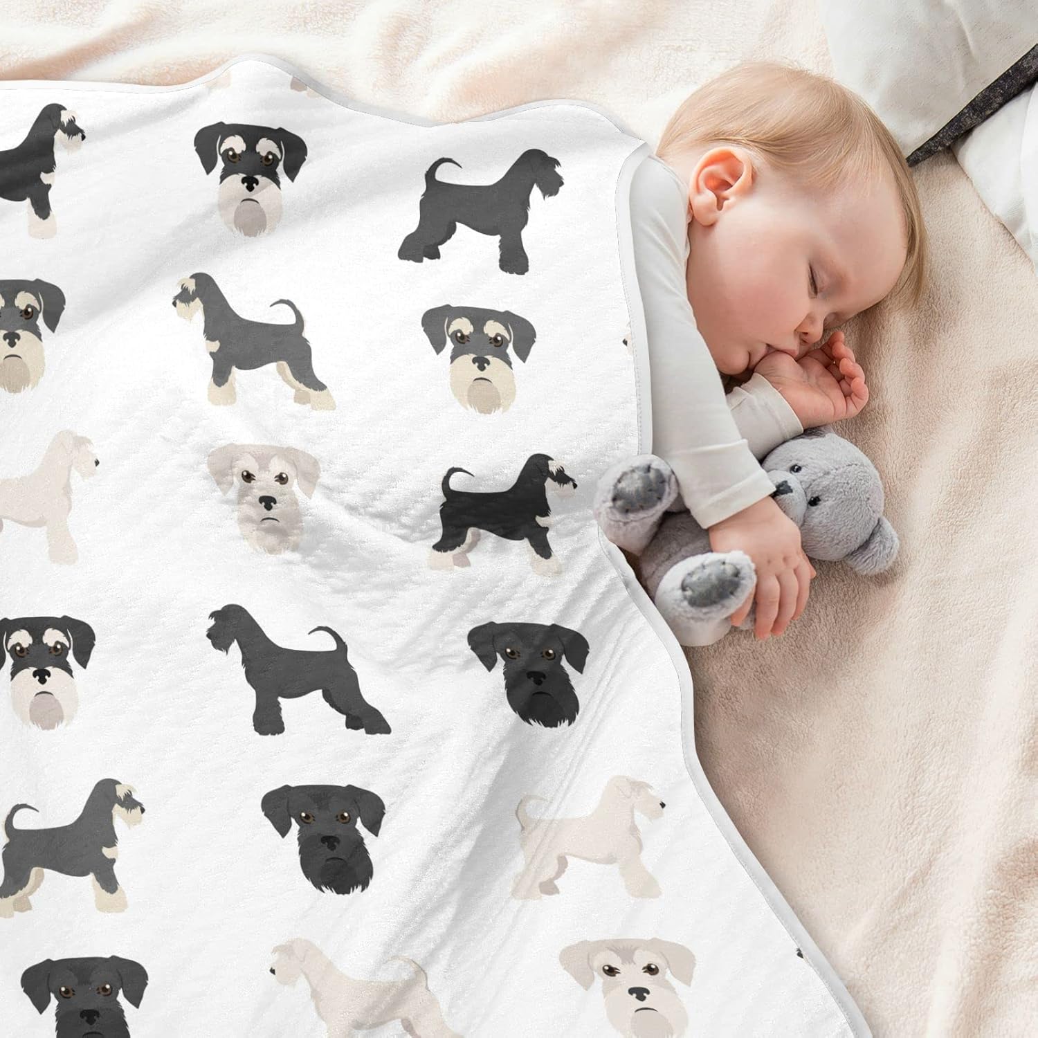 Soft Cotton Swaddle Blanket for Baby Pet 30x40 Inches