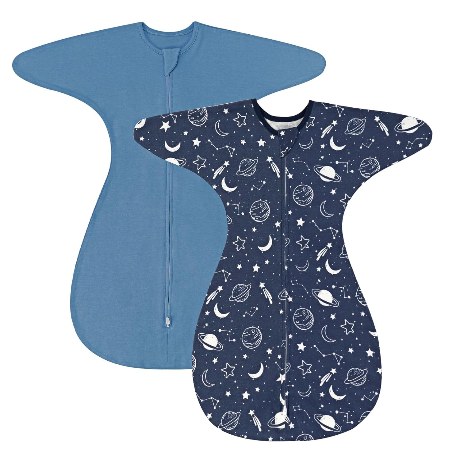 ZIGJOY Shark-Fin Transition Swaddle - 10 Tog 3-6 Months Soft Cotton