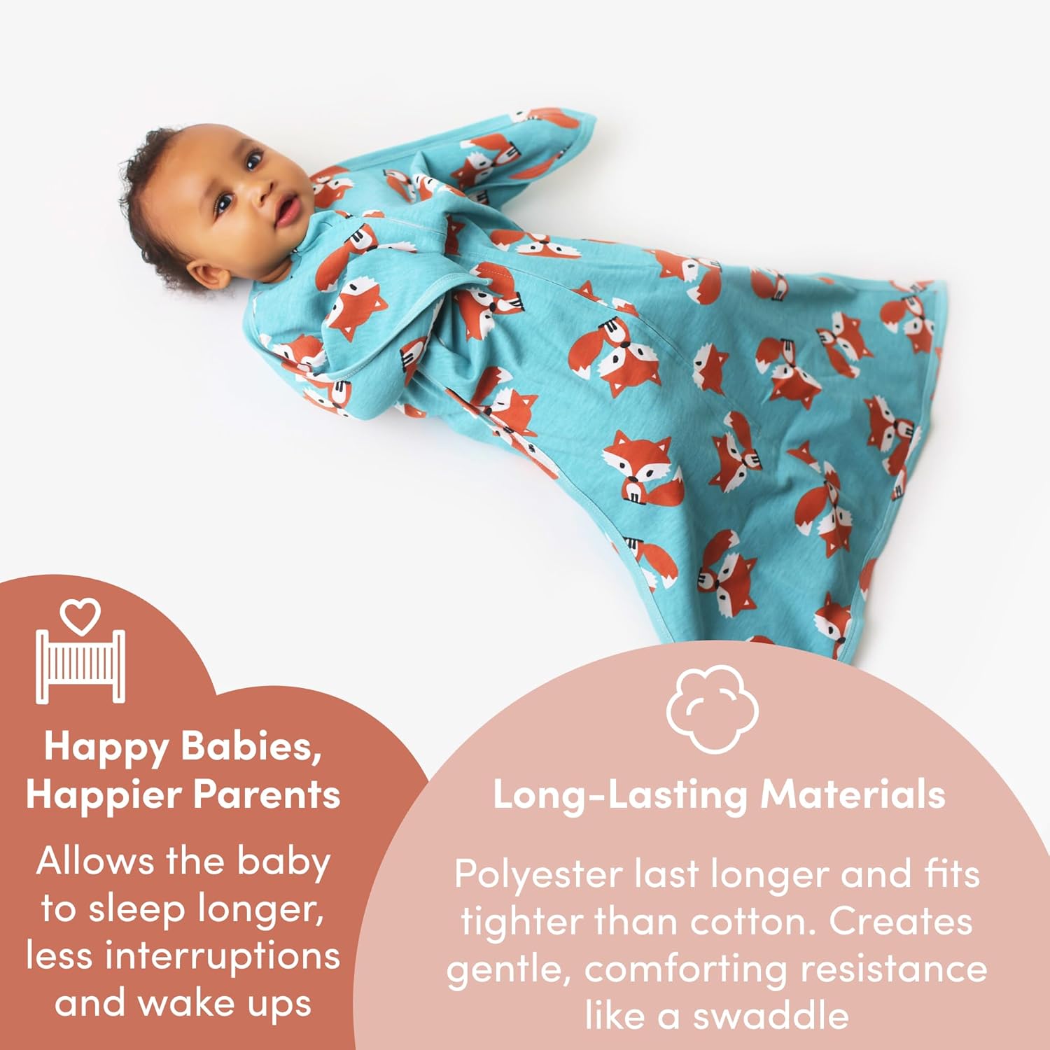 SleepingBaby Zipadee-Zip Transition Swaddle and Snuggle Strap Set 1