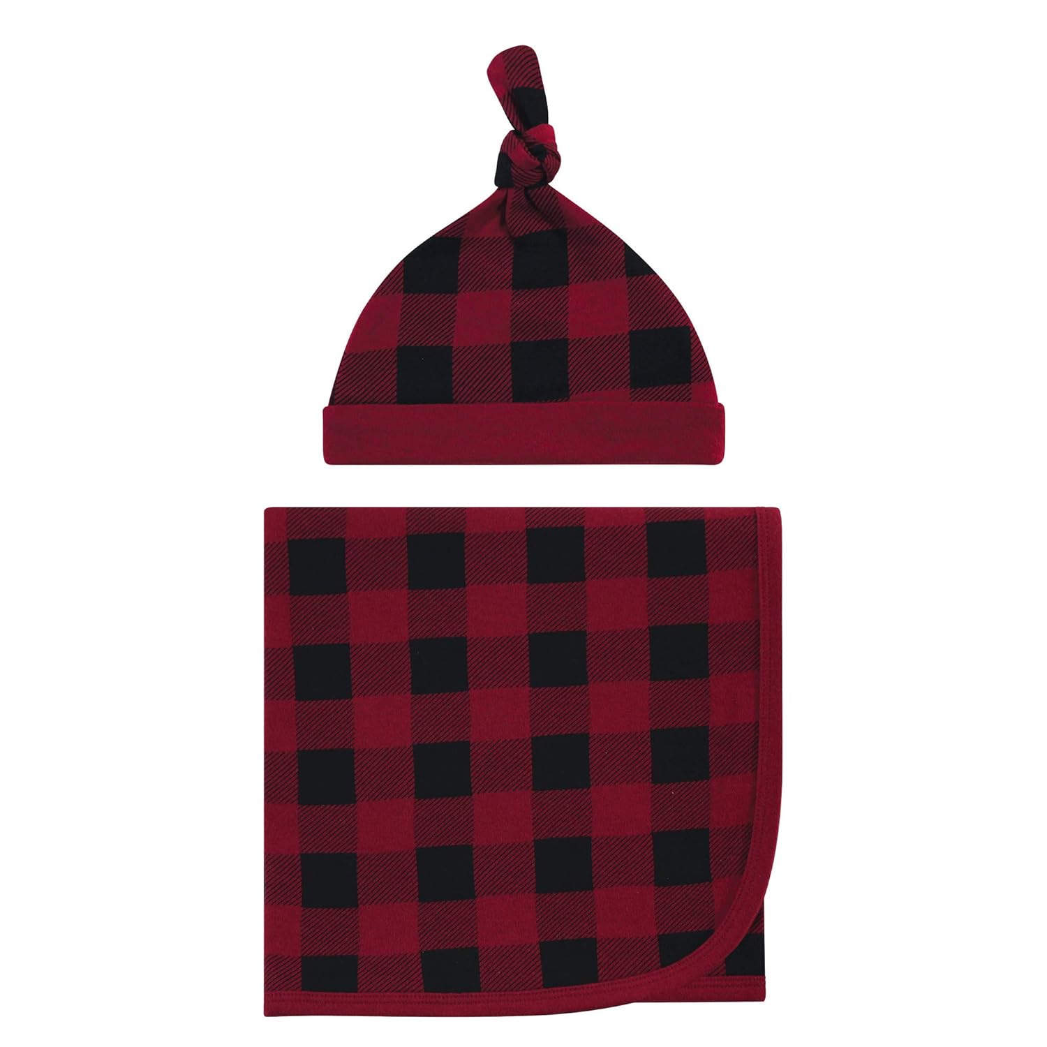 Touched by Nature Organic Cotton Swaddle Blanket and Headband Set