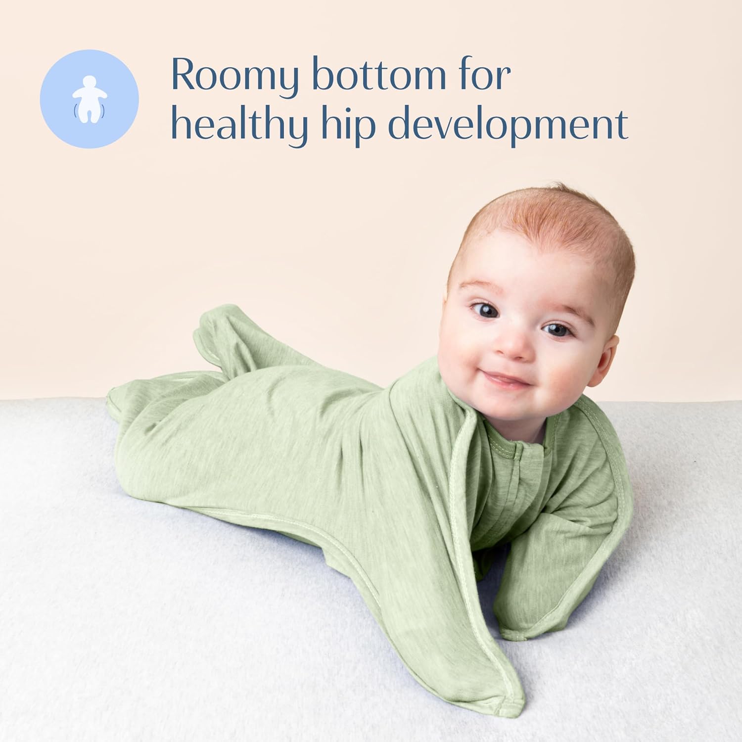 SleepingBaby Zipadee-Zip Transition Swaddle - 4-8 Month