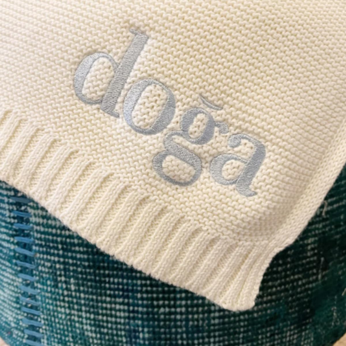 Personalized Embroidered Baby Blanket with Name 1