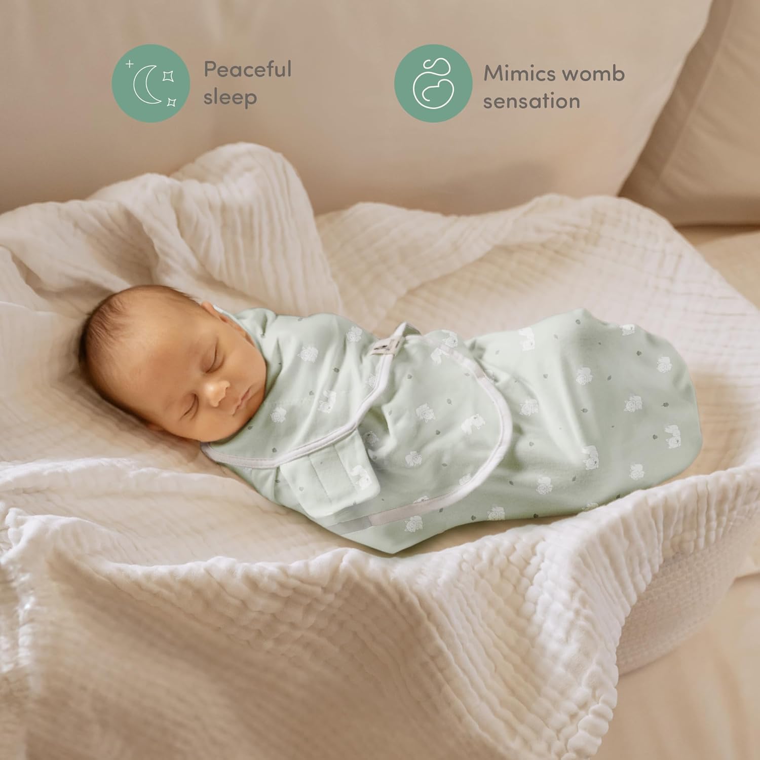 Sweety Fox 3-Pack Organic Baby Sleep Sacks 1