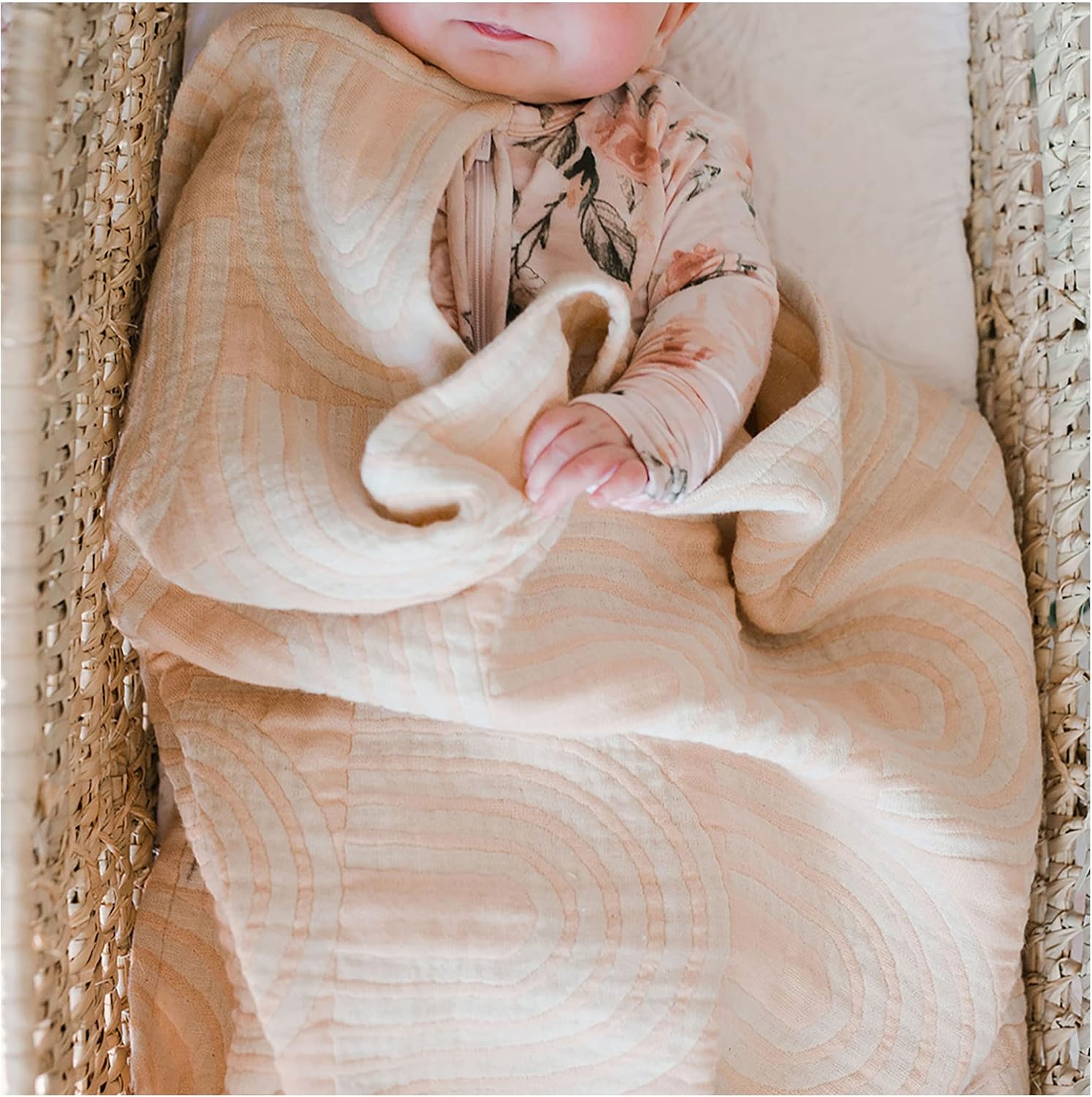 Crane Baby Rainbow Blanket 30 x 40
