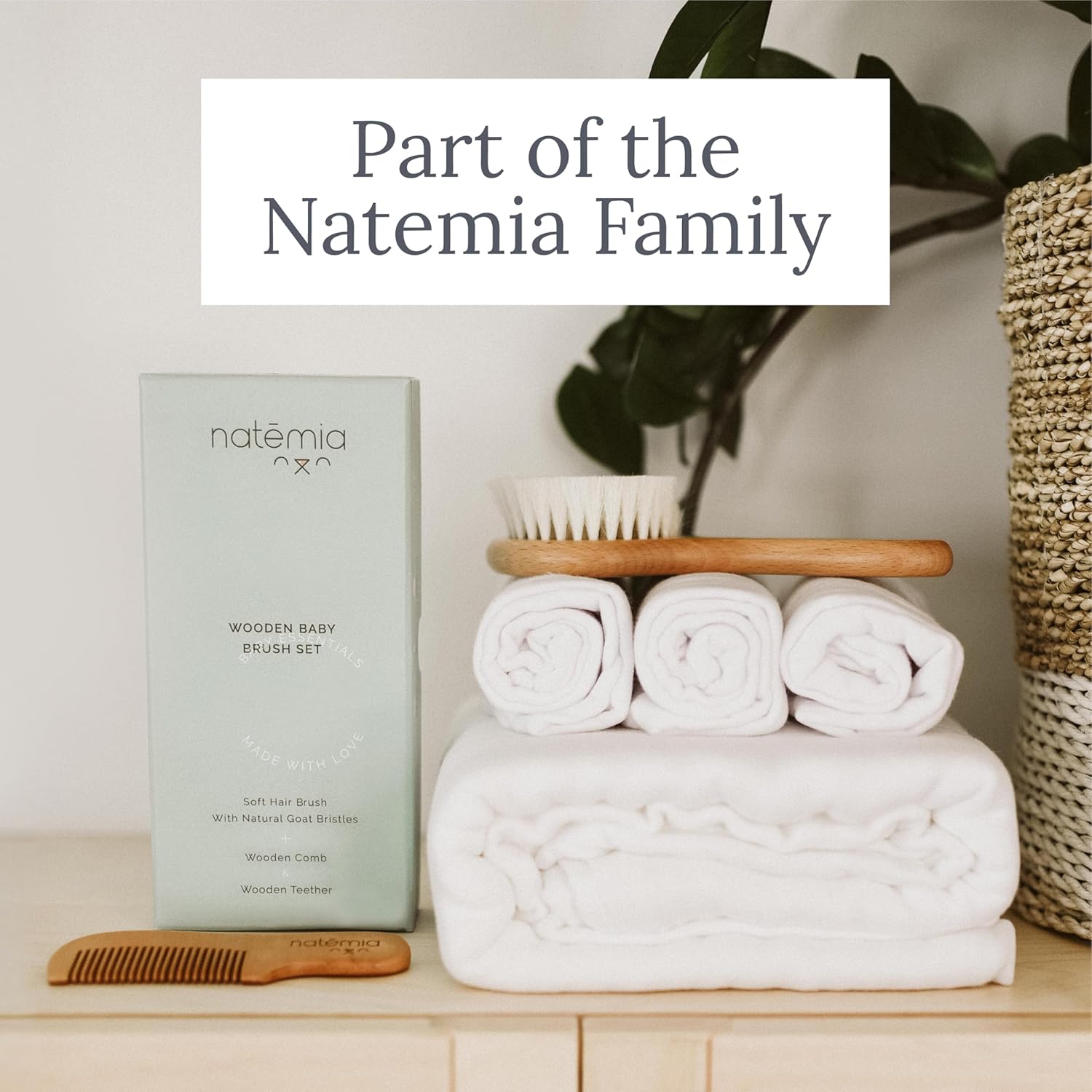 Natemia Muslin Blanket - Organic 47x47 Unisex