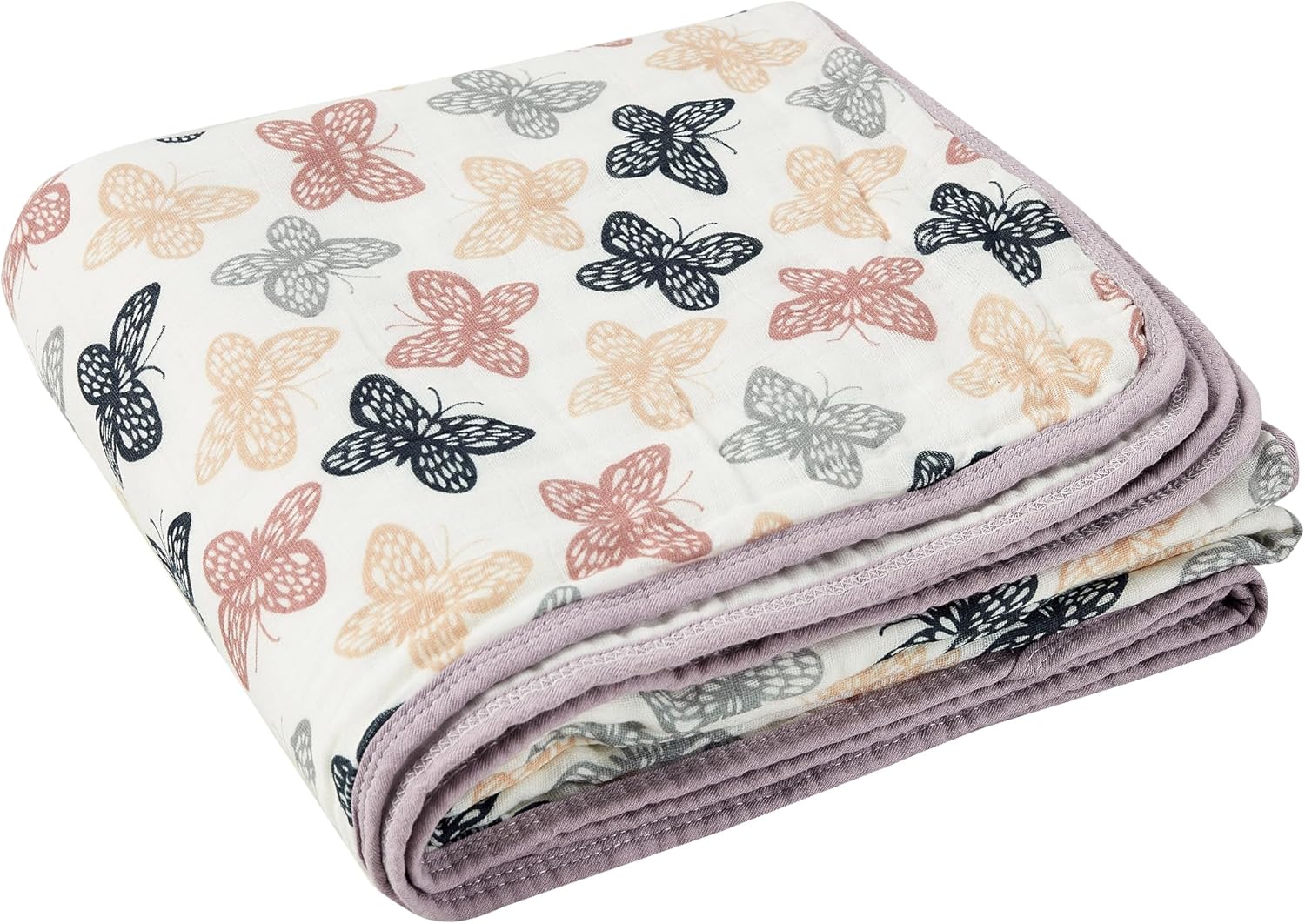 ZPECC 47x47 Inches Thicker Muslin Toddler Blanket