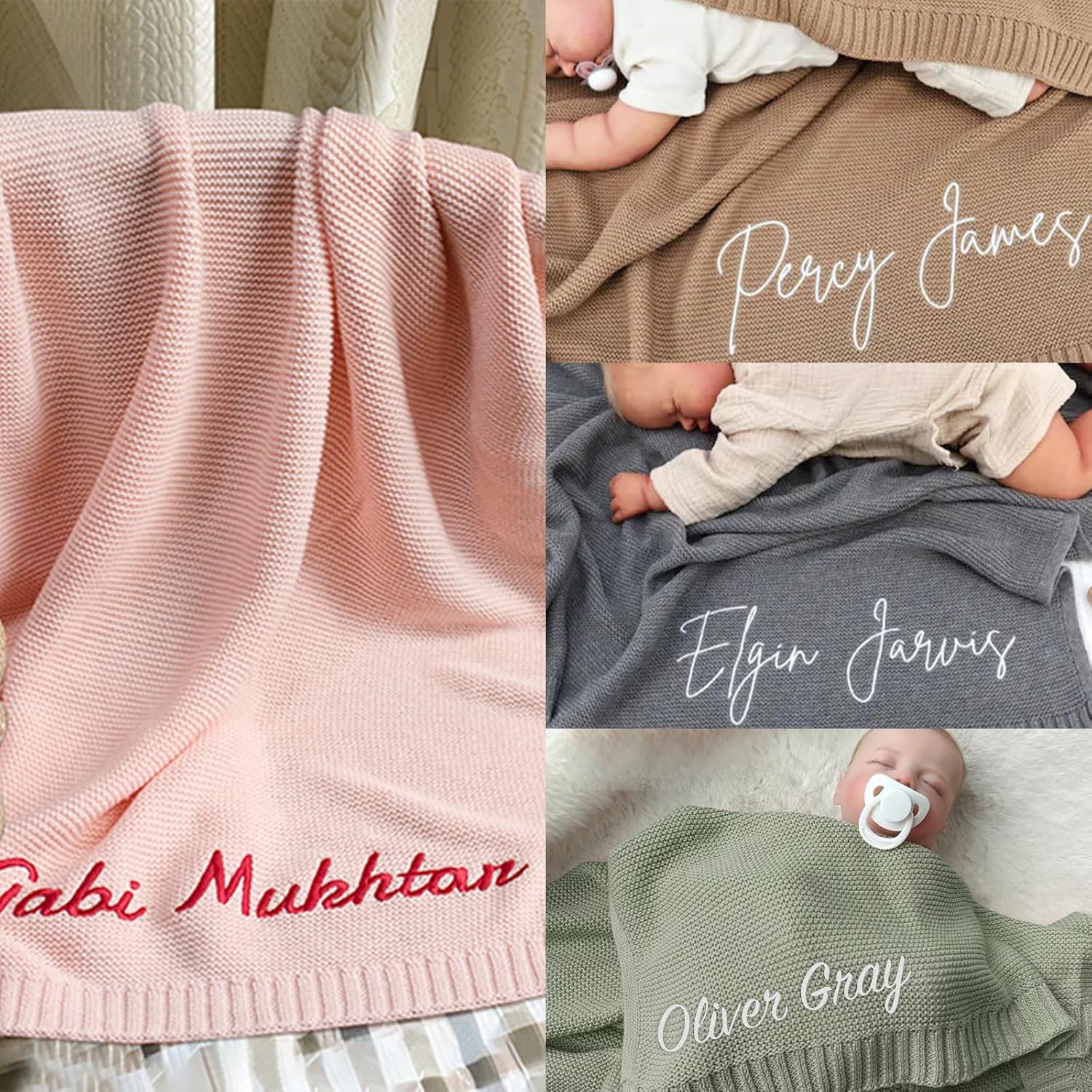 HDSD Custom Baby Blanket with Name and Icon