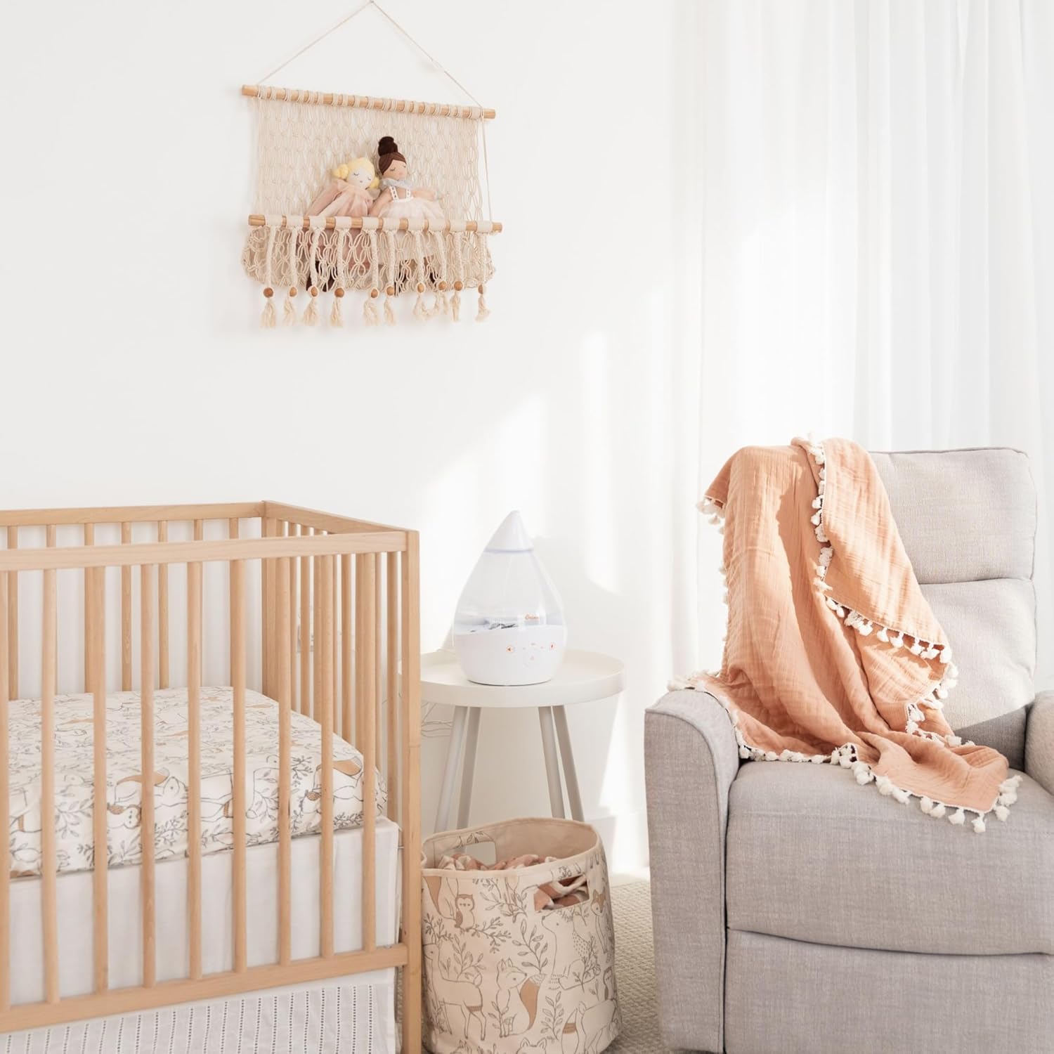 Crane Baby 6-Layer Muslin Swaddle Blanket Copper 30 X 40