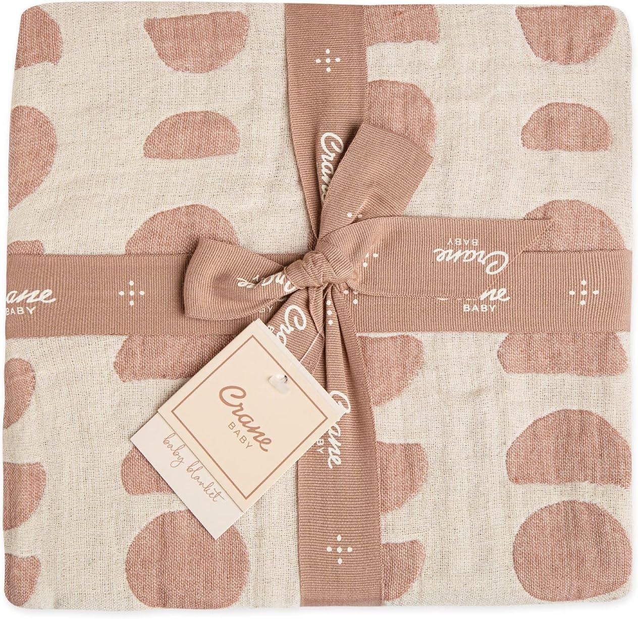 Crane Baby Moon Phase Cotton Blanket 30x40