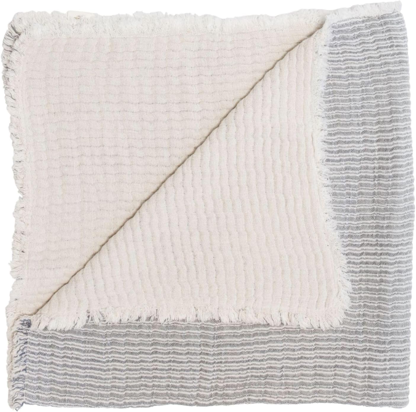 Crane Baby Shoreline Stripe Blanket - 36 x 36