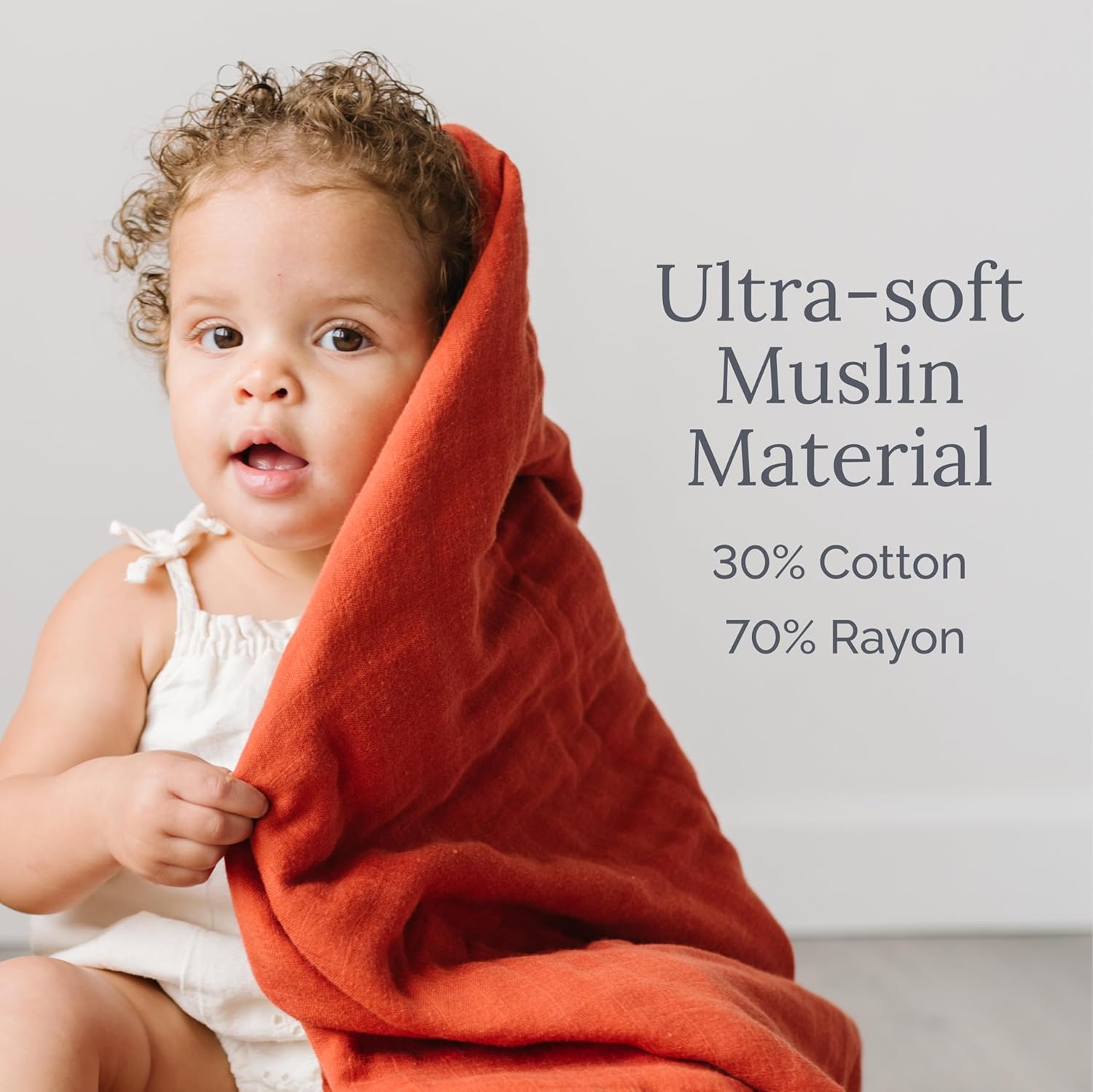 Natemia Muslin Blanket - Organic 47x47 Unisex