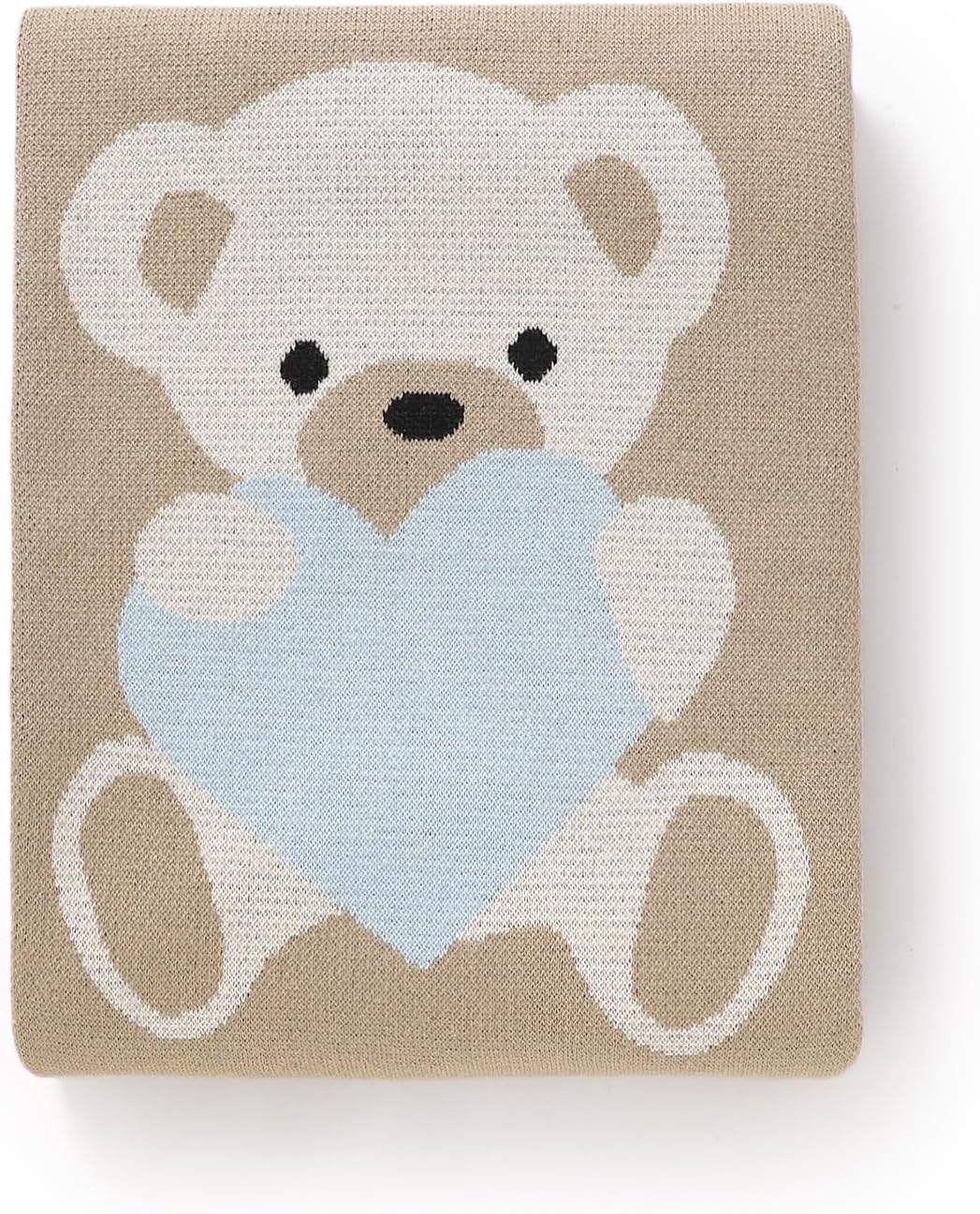 LAWKUL Soft Baby Blanket with Bear Design 40x30 Inch