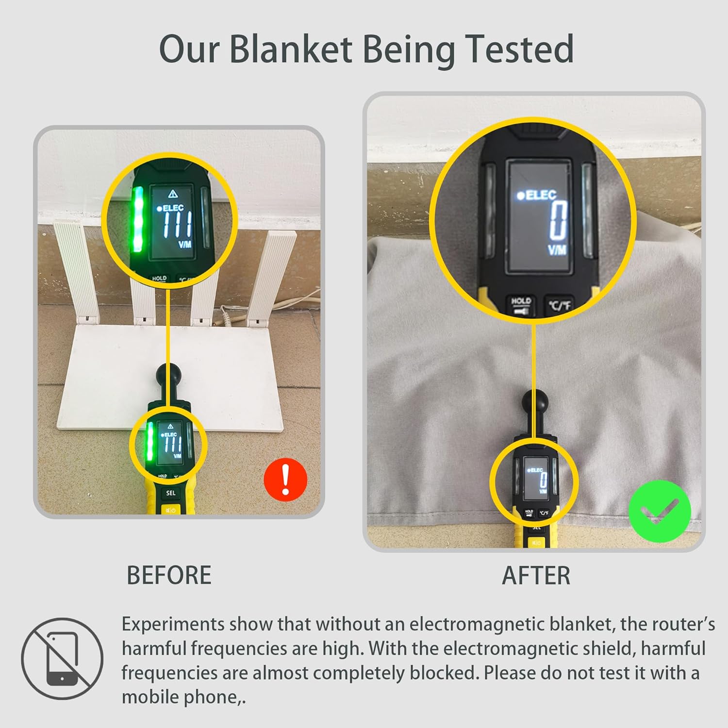 Pingtekor Faraday Blanket 18x21 EMF Protection