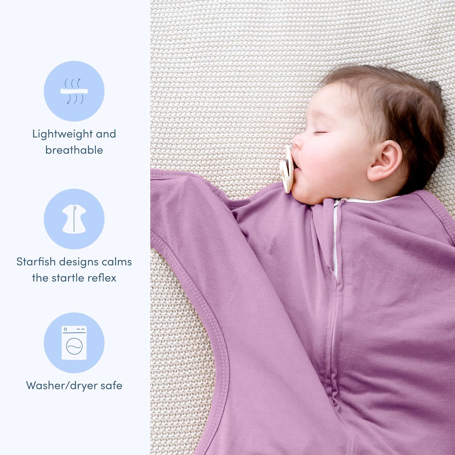 SleepingBaby Zipadee-Zip Transition Swaddle - 4-8 Month 1