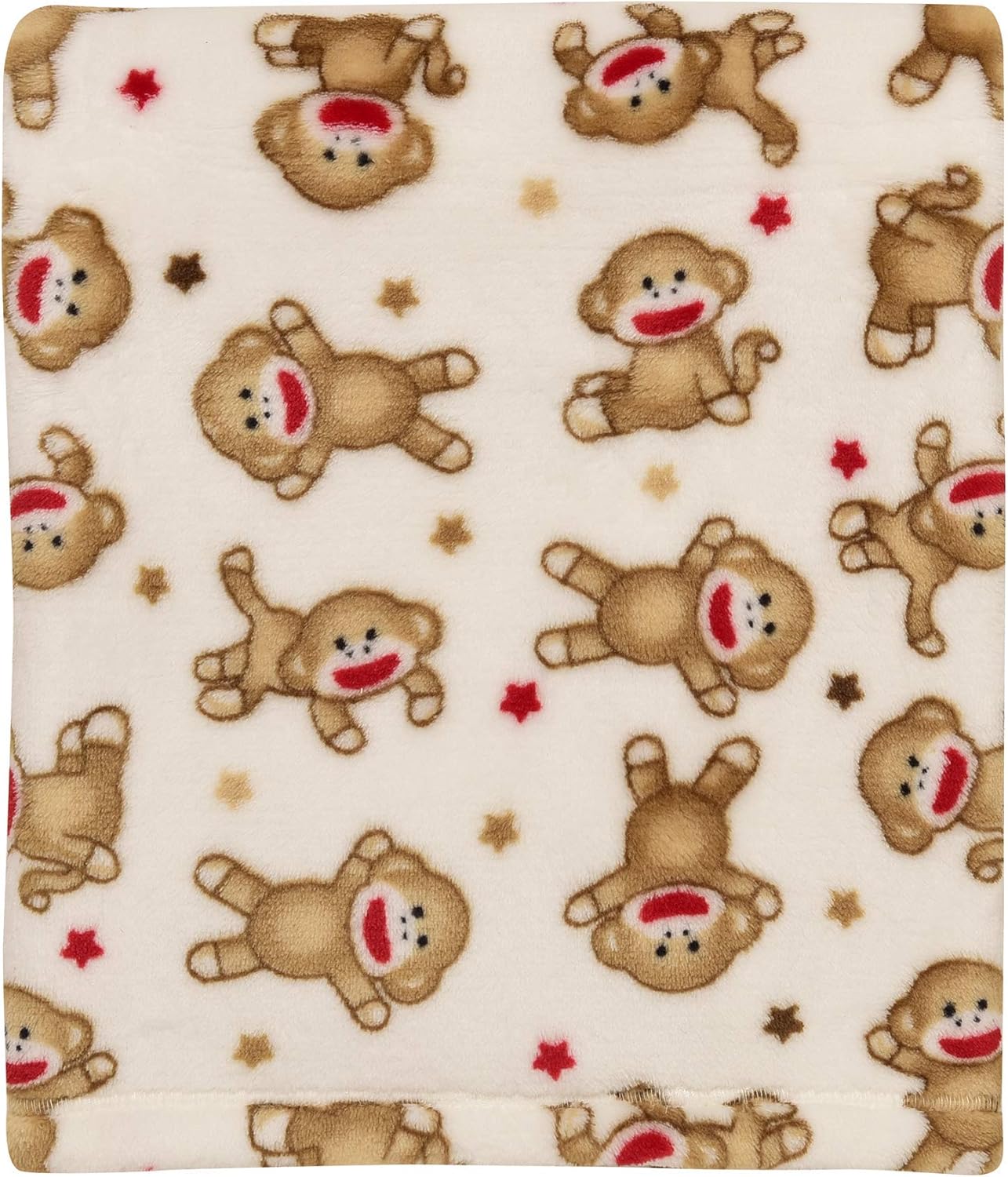 Baby Starters Sock Monkey Blanket for Newborns 1