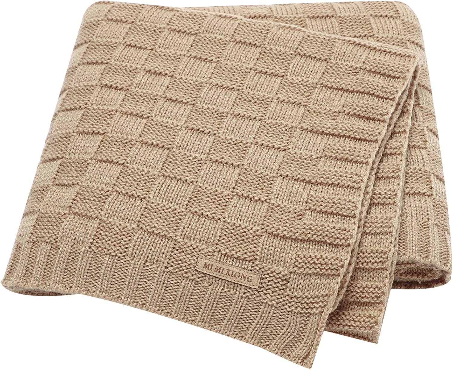 LAWKUL Baby Blanket Soft Cable Knit 40x30