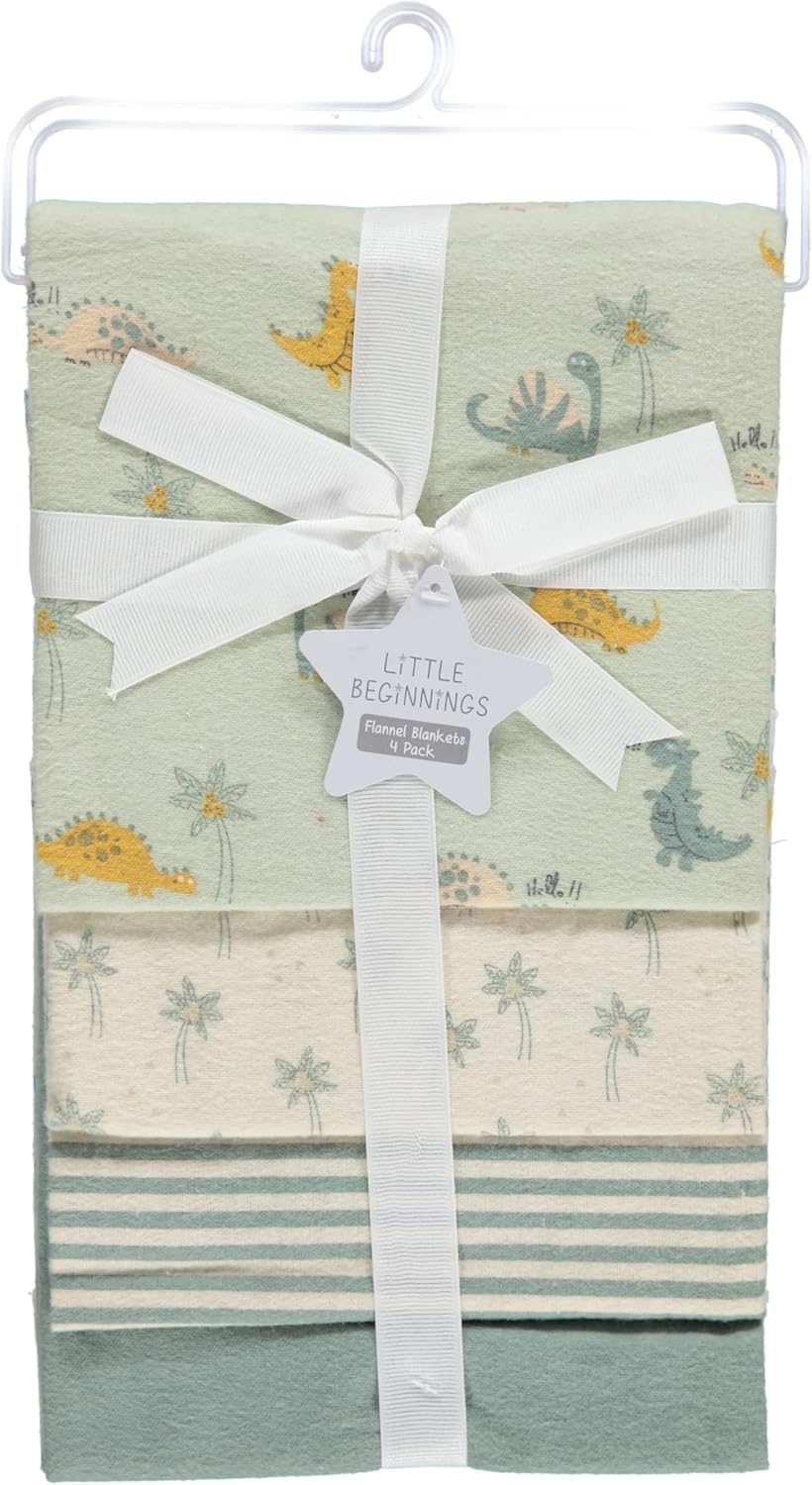 Cudlie 4 Pack Receiving Blankets for Baby Comfort