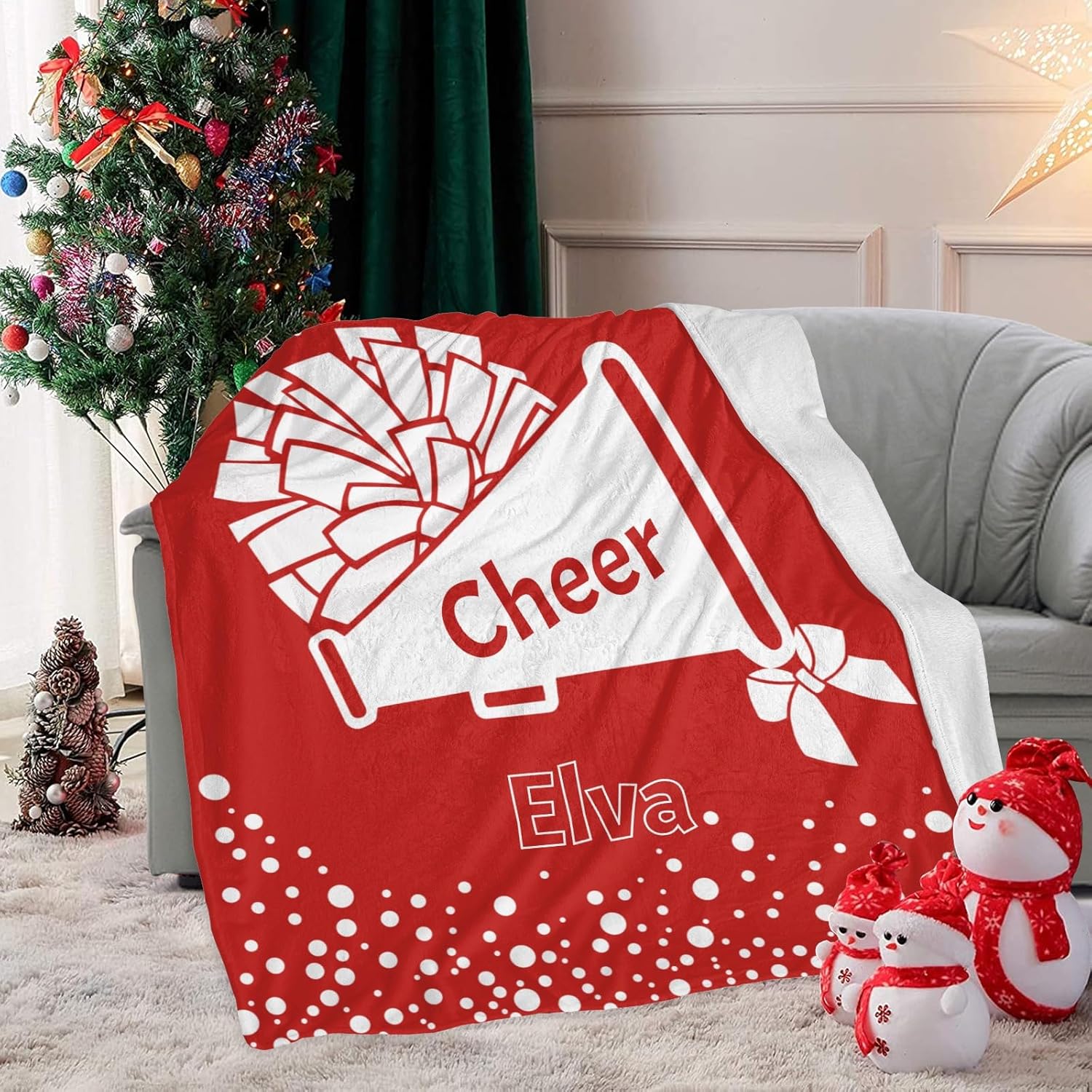 Custom Blanket with Name Text for Baby Shower Gift 30X40inch