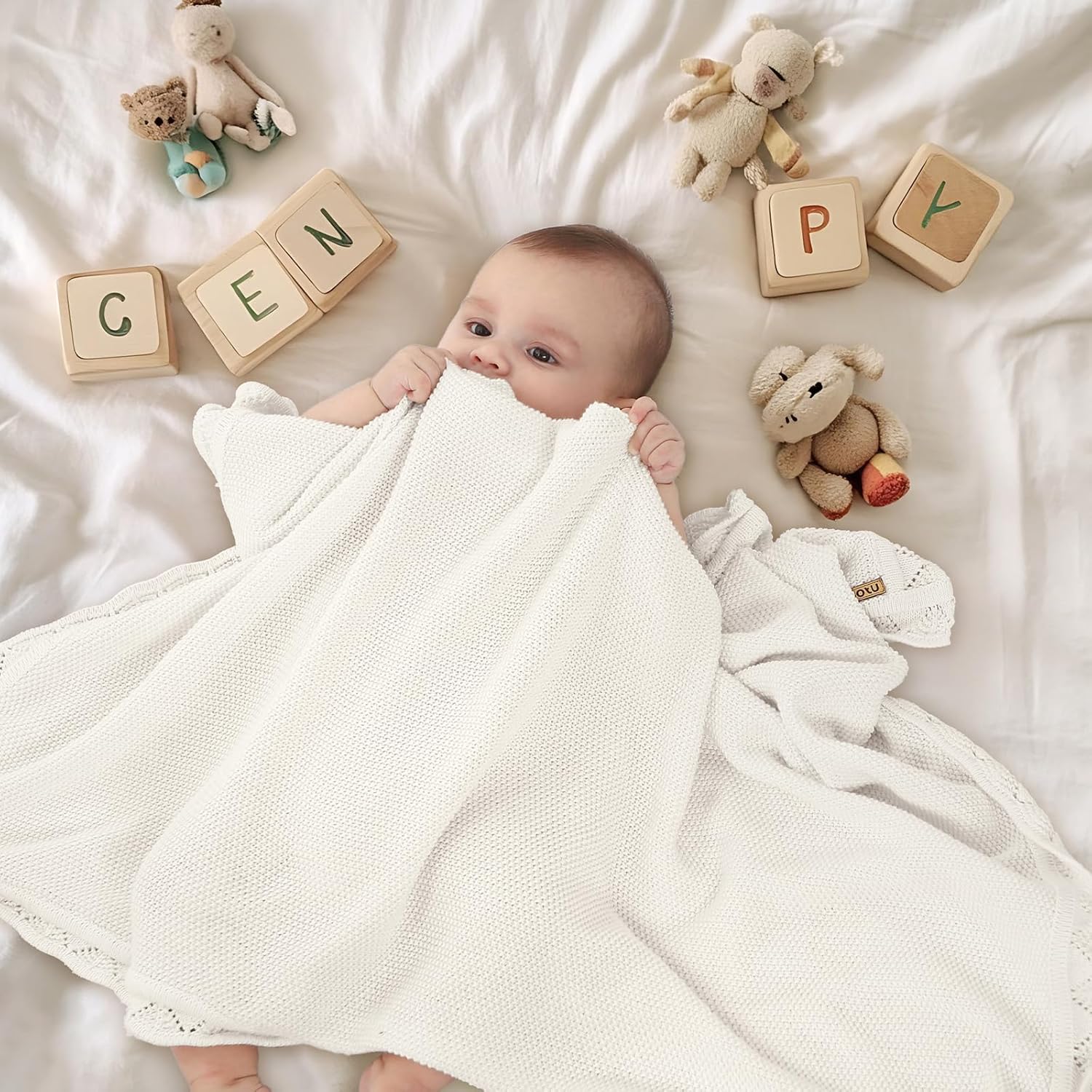 Pinuotu 100 Cotton Baby Blanket for Boys Girls