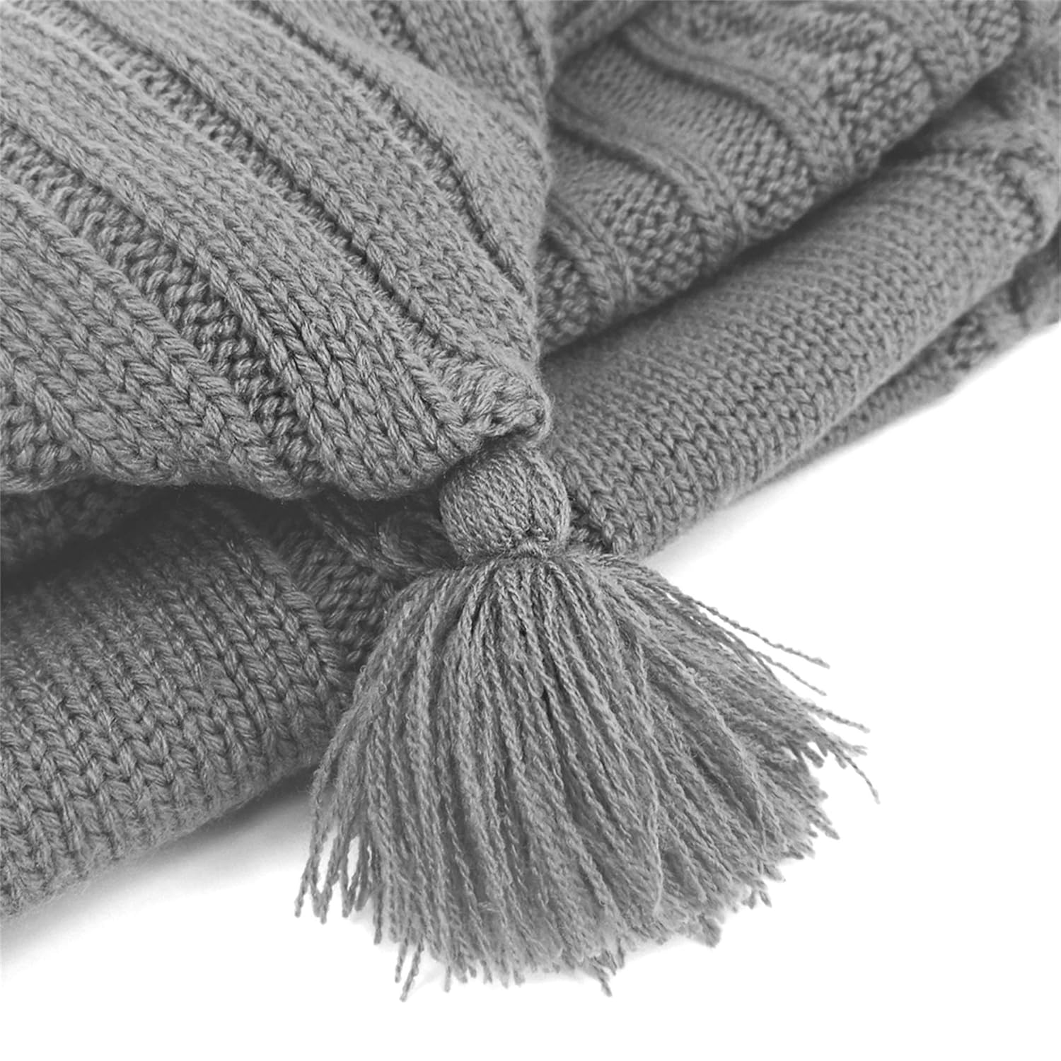 XMWEALTHY Dark Gray Swaddling Blanket for 0-6 Months