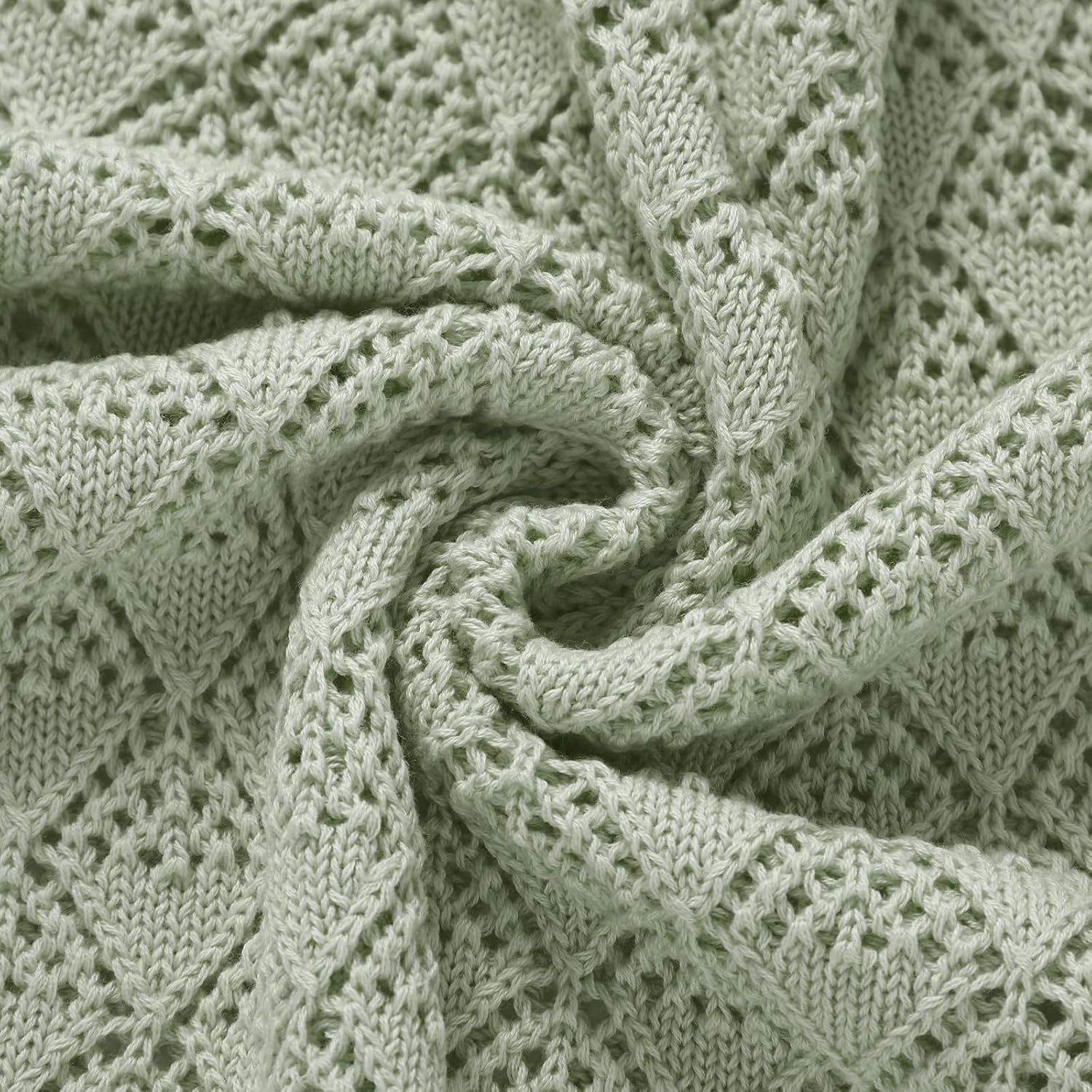 Neiwech 40x30 Inch Cotton Swaddle Blanket for Newborns