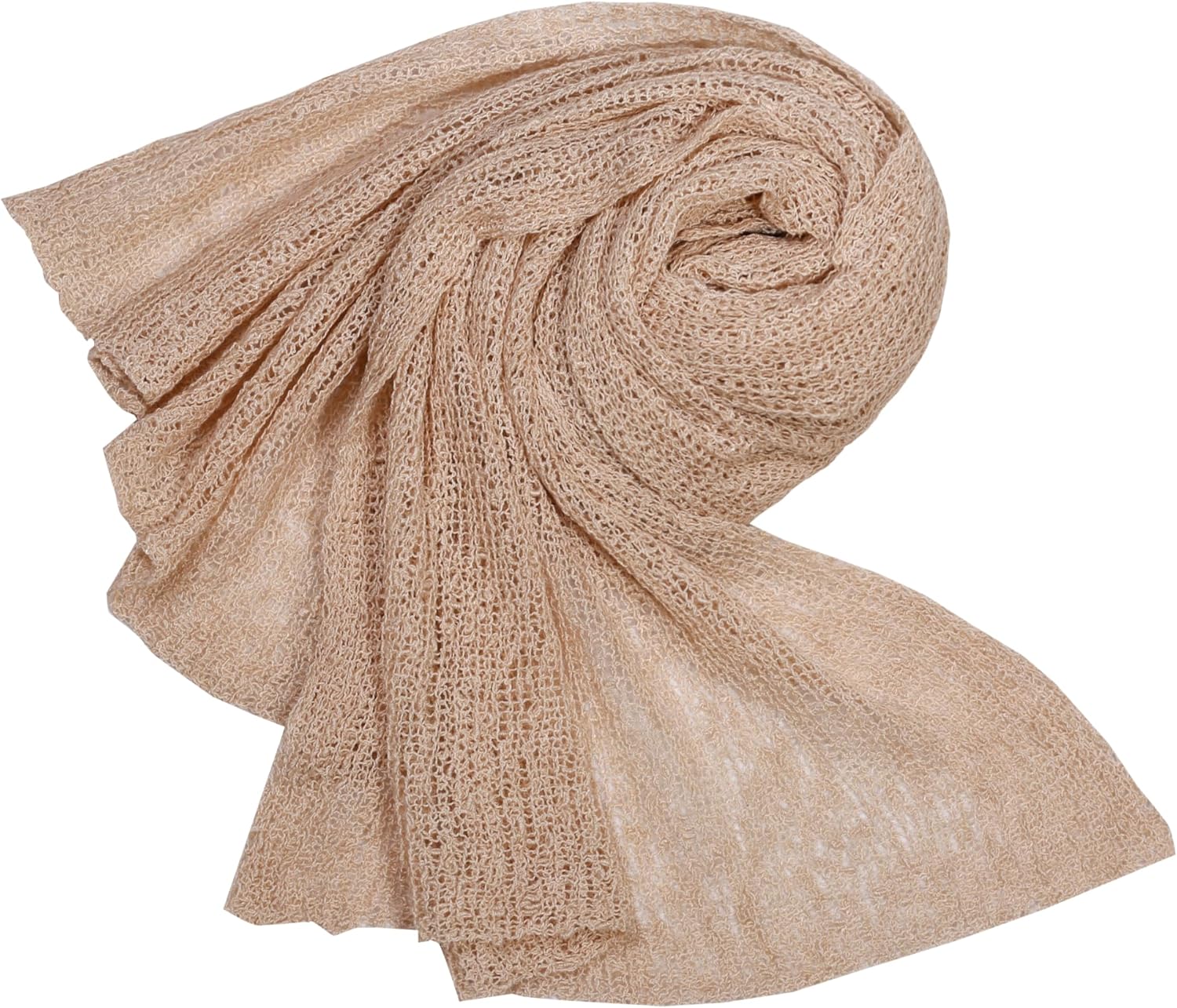 Matissa Newborn Baby Swaddling Blanket Beige