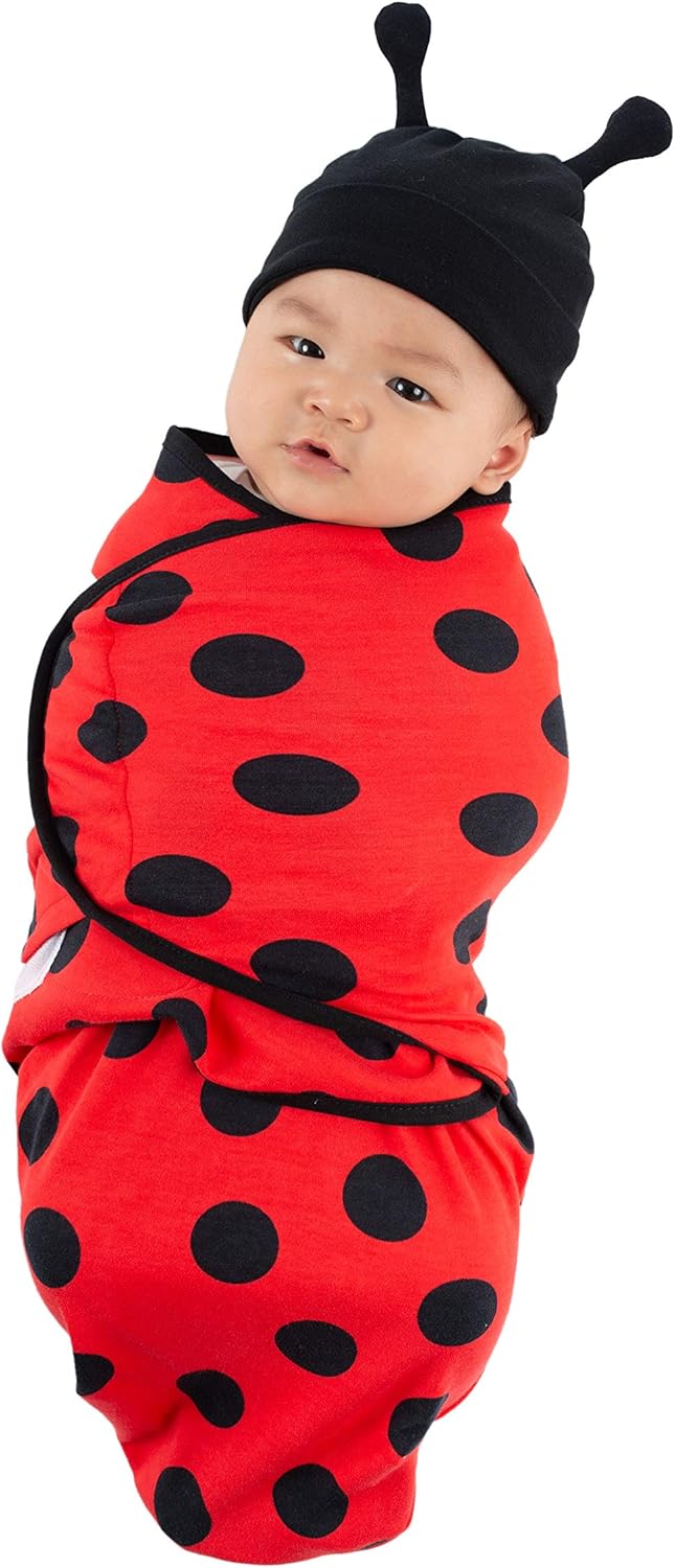 Cuddle Club Baby Swaddle with Hat Beanie