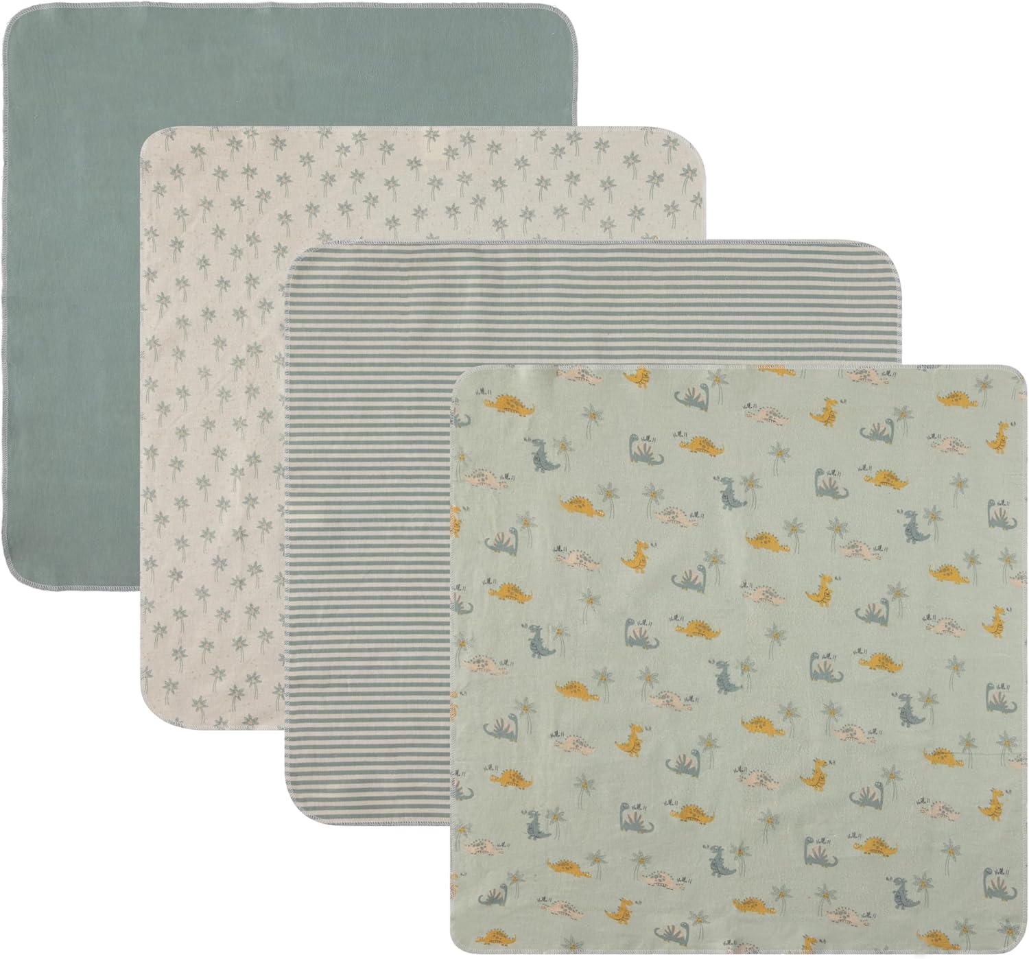 Cudlie 4 Pack Receiving Blankets for Baby Comfort