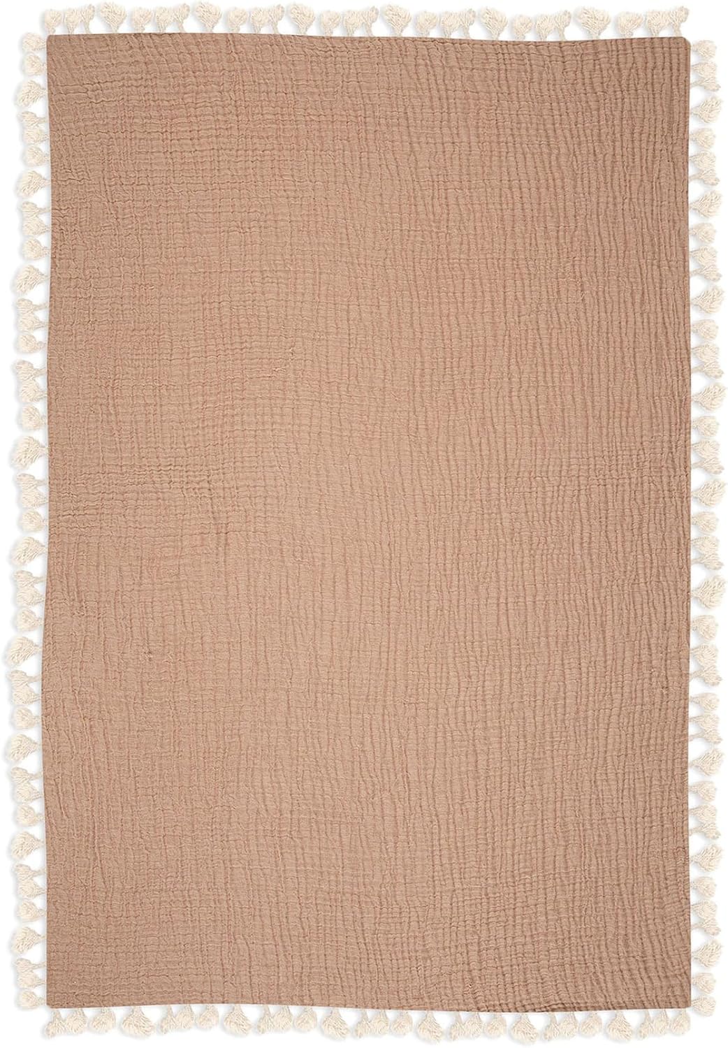 Crane Baby 6-Layer Muslin Swaddle Blanket Copper 30 X 40