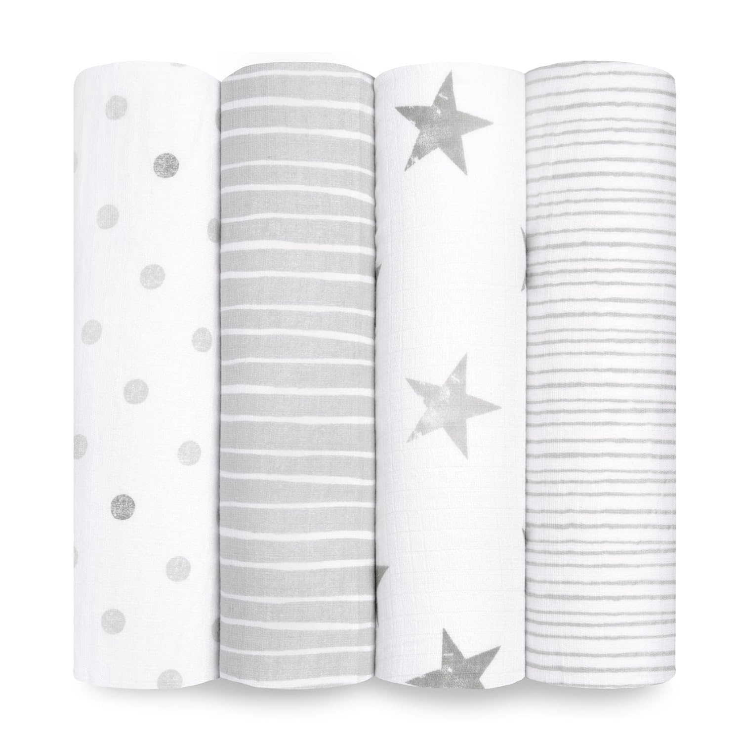 aden anais Muslin Swaddle Blankets 4 Pack Dusty