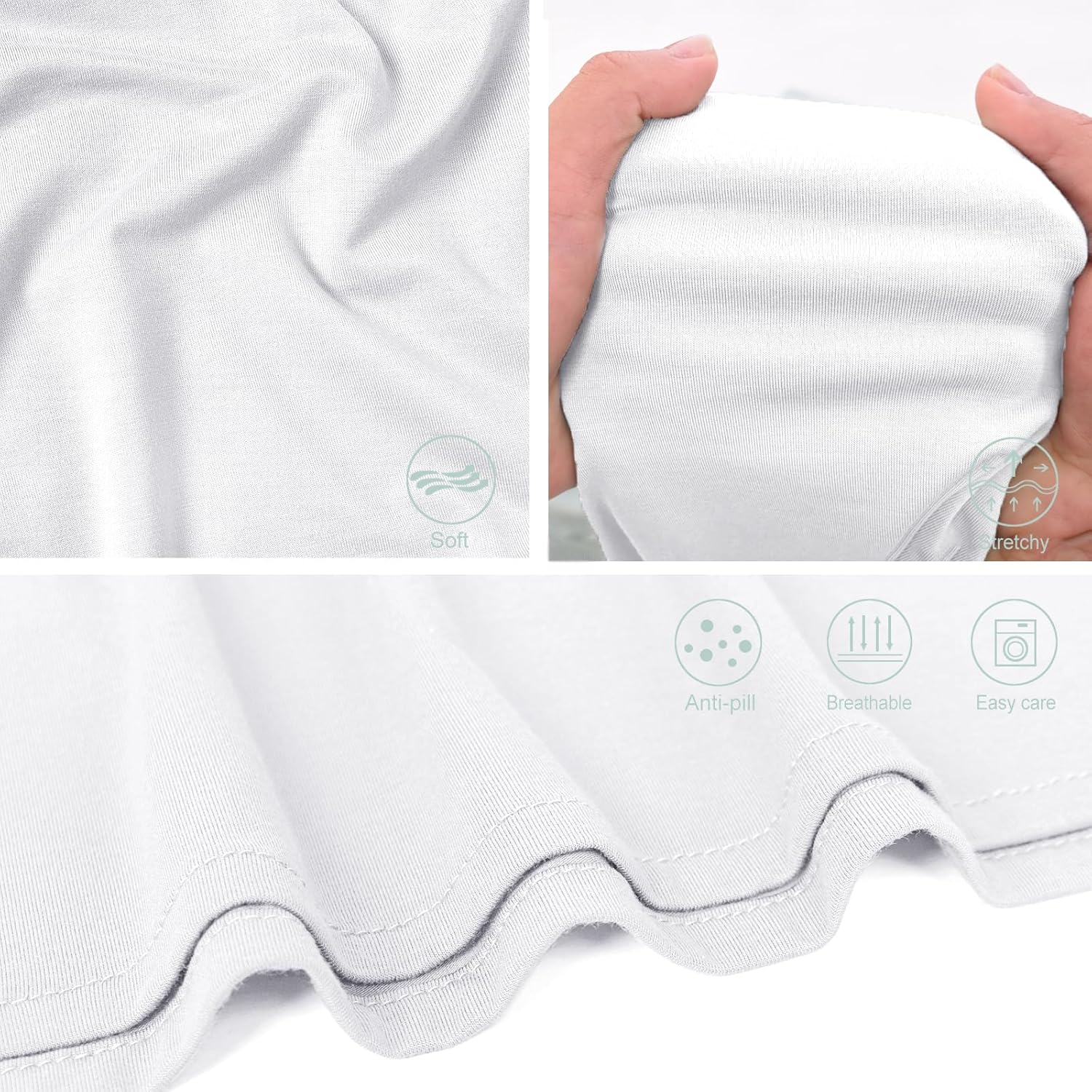 Aijoviko Newborn Swaddle Blanket with Hat Set